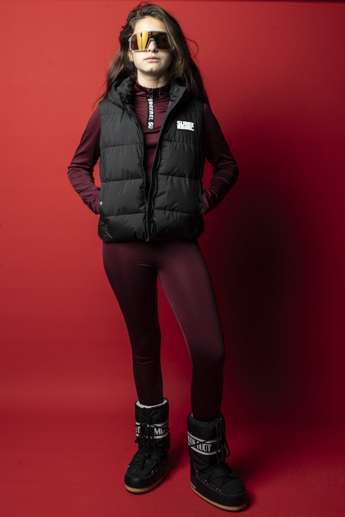SPUNK Ski Underpant or Legging Bordeaux