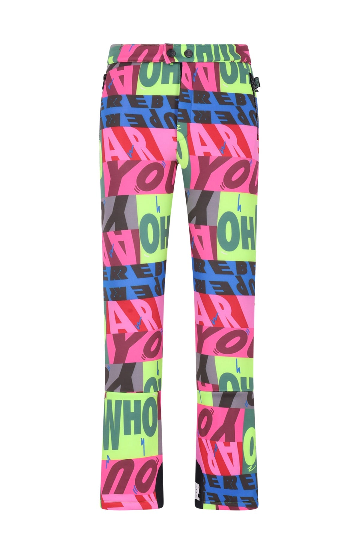 SPEAK Printed Ski Trousers Softshell Multicolor
