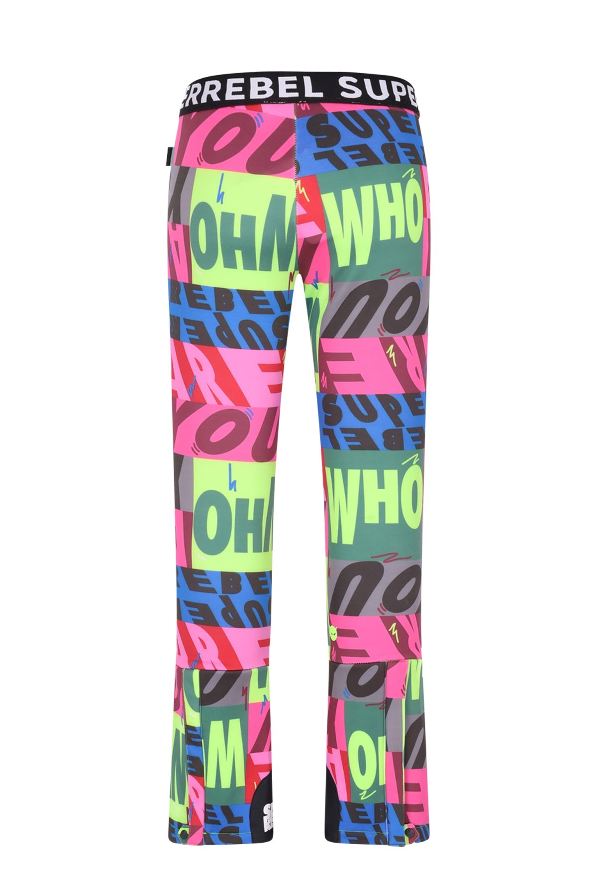 SPEAK Printed Ski Trousers Softshell Multicolor