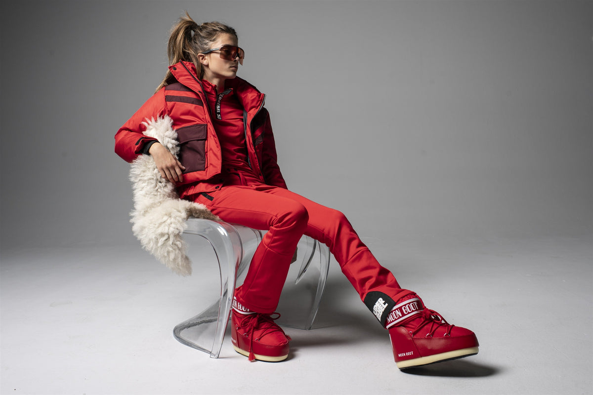 SPEAK Ski Trousers Softshell Red