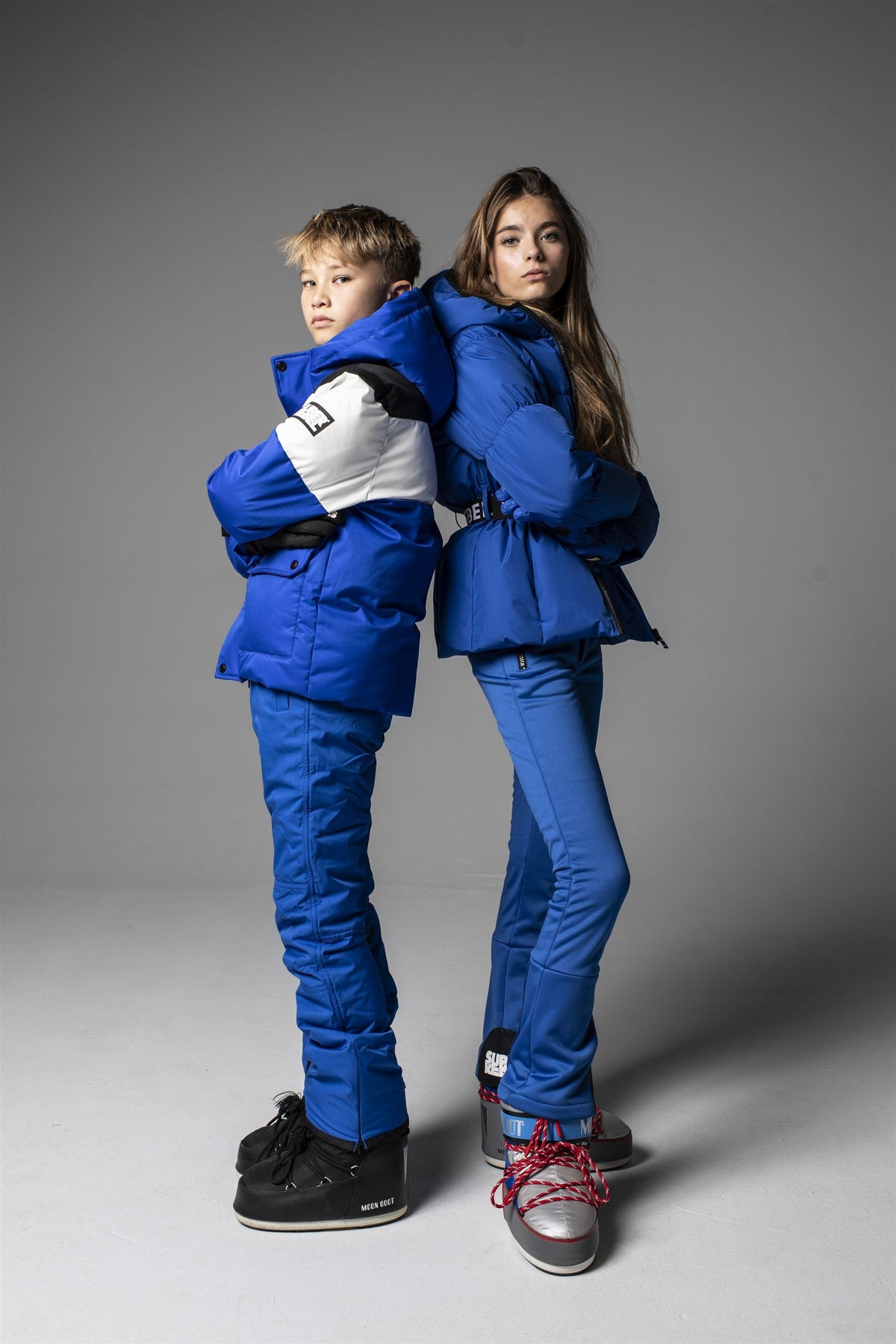 BOBB Boys Colorblock Ski Jacket Blue