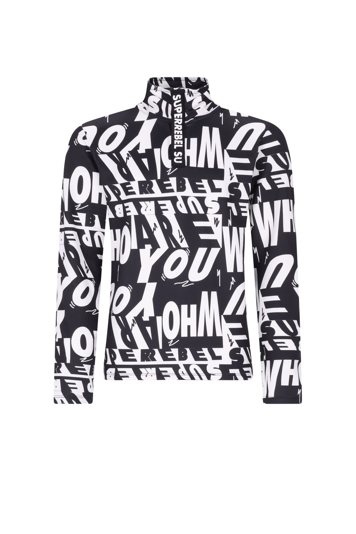 SPURT Ski Sport Jersey Pully Black&White
