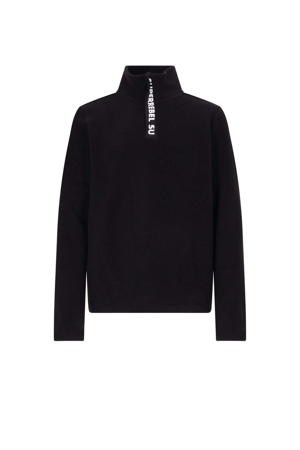 BASE Fleece Ski Sport Pully Turtle neck Black