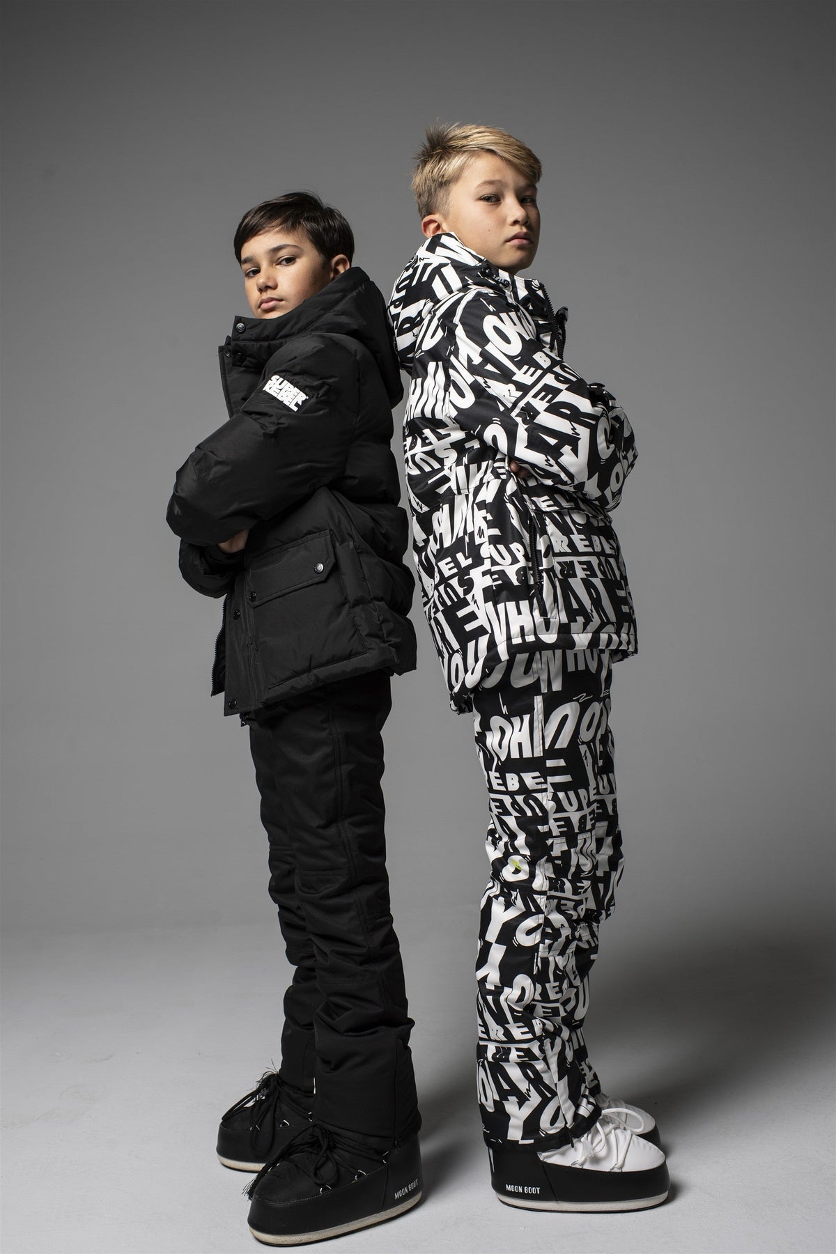 SPEED Ski Pants Black&White