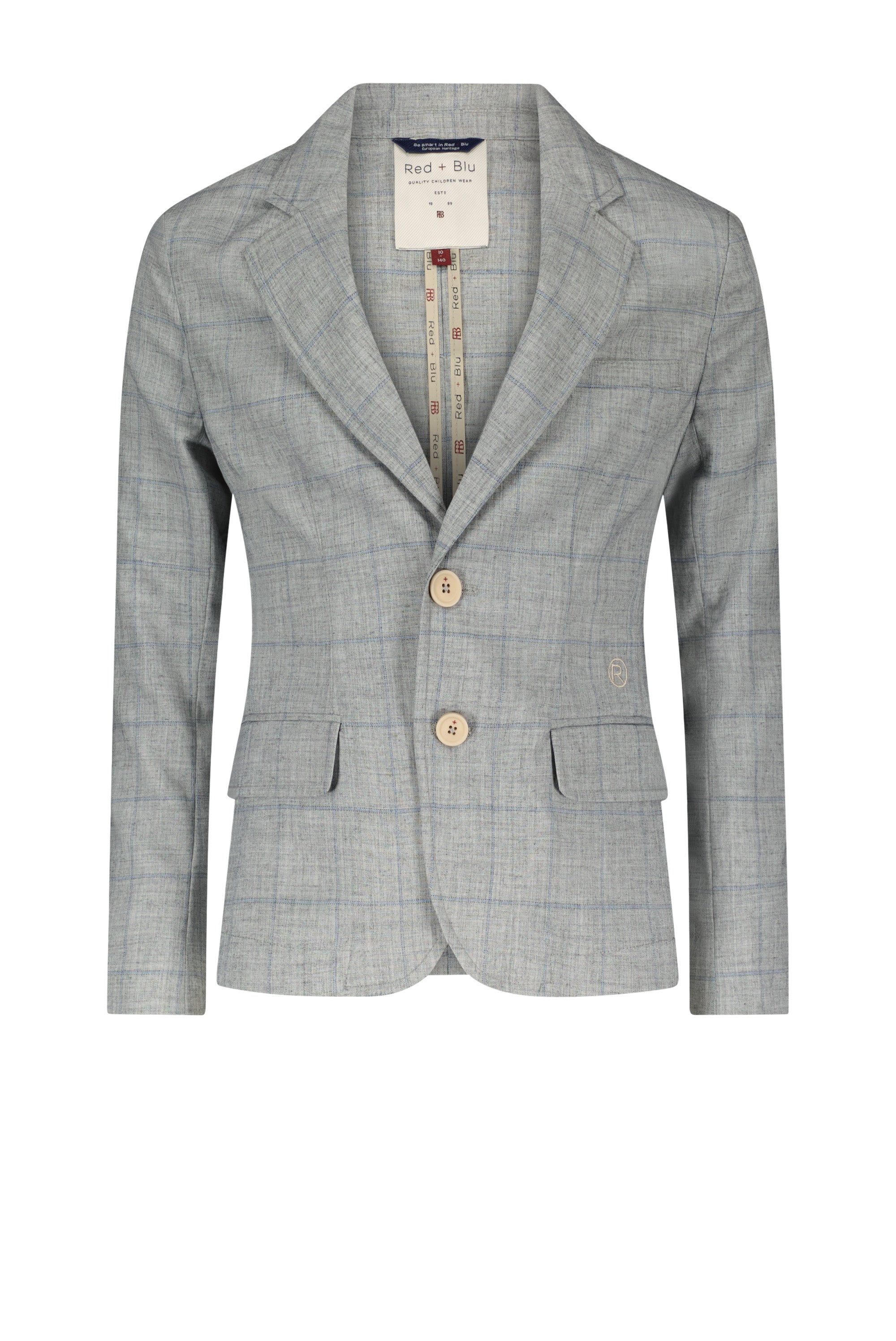 Red&Blu Steven Blazer – Light Grey Check