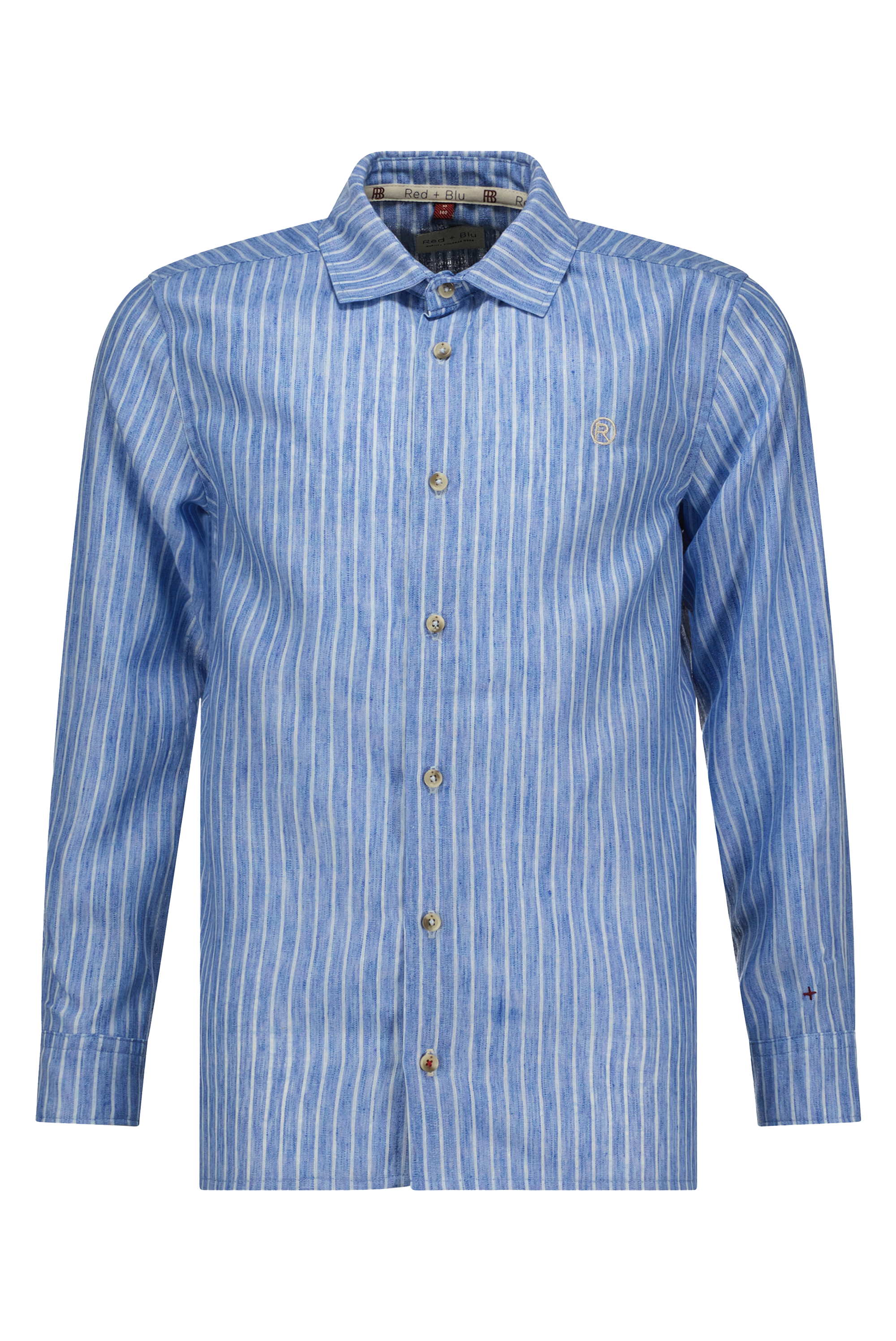 Otto Hemd Blauw Linnen