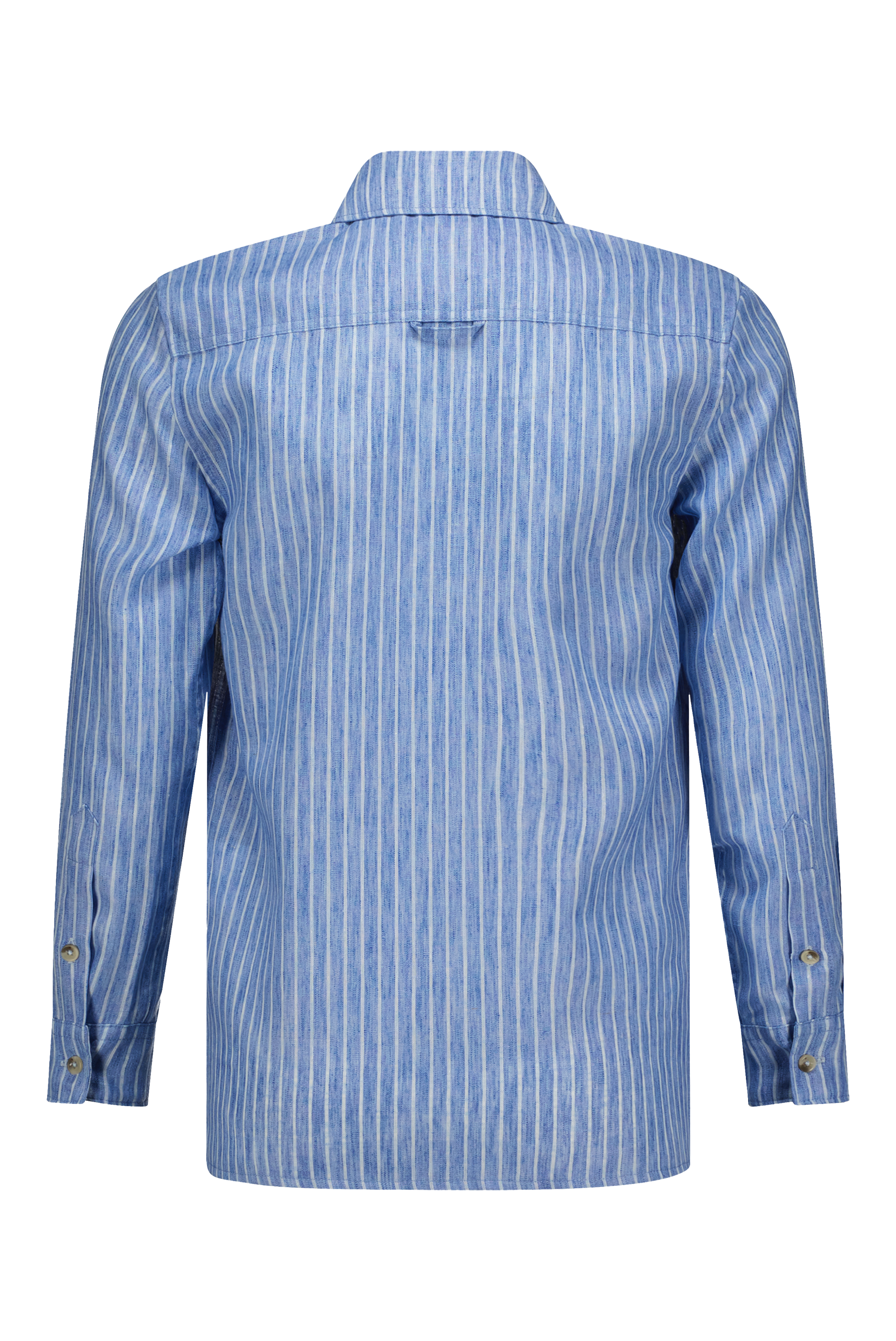 Otto Hemd Blauw Linnen