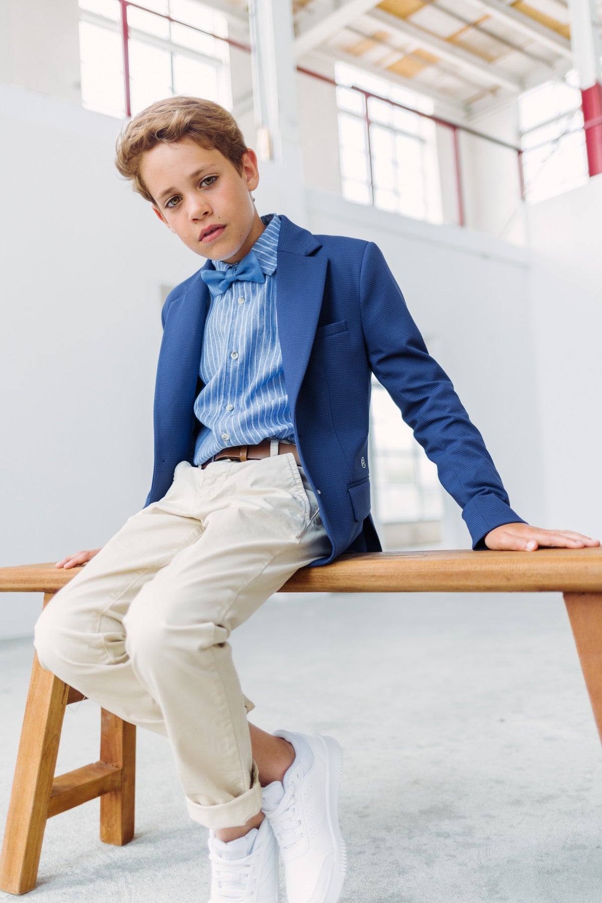 Otto Hemd Blau Leinen