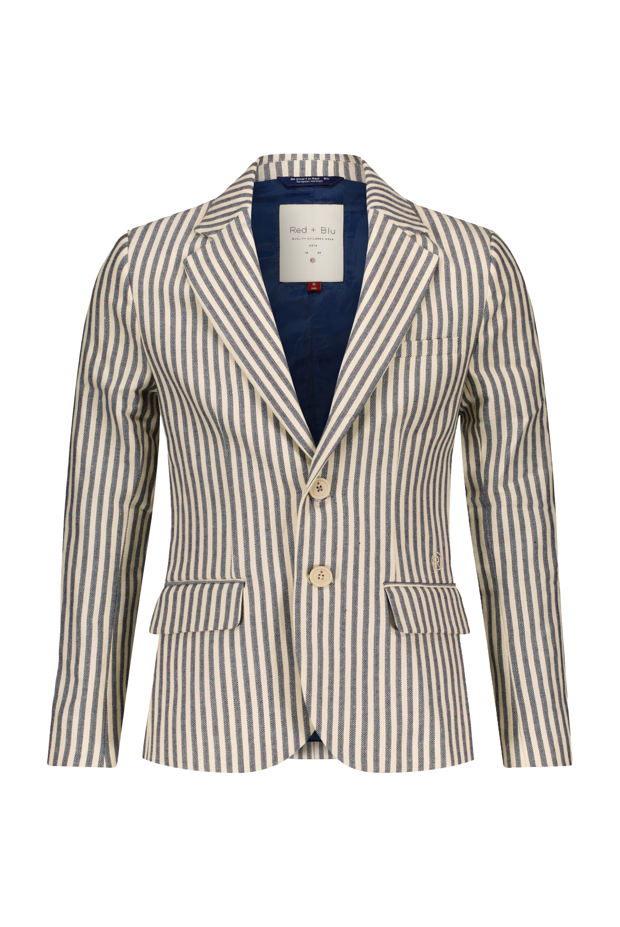 Red&Blu Bas Blazer Navy/Wit Streep