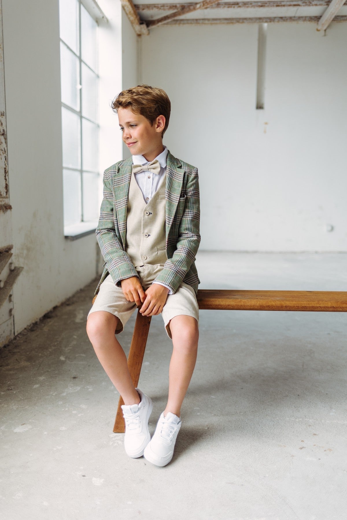 Gabe Gilet Natural Linen