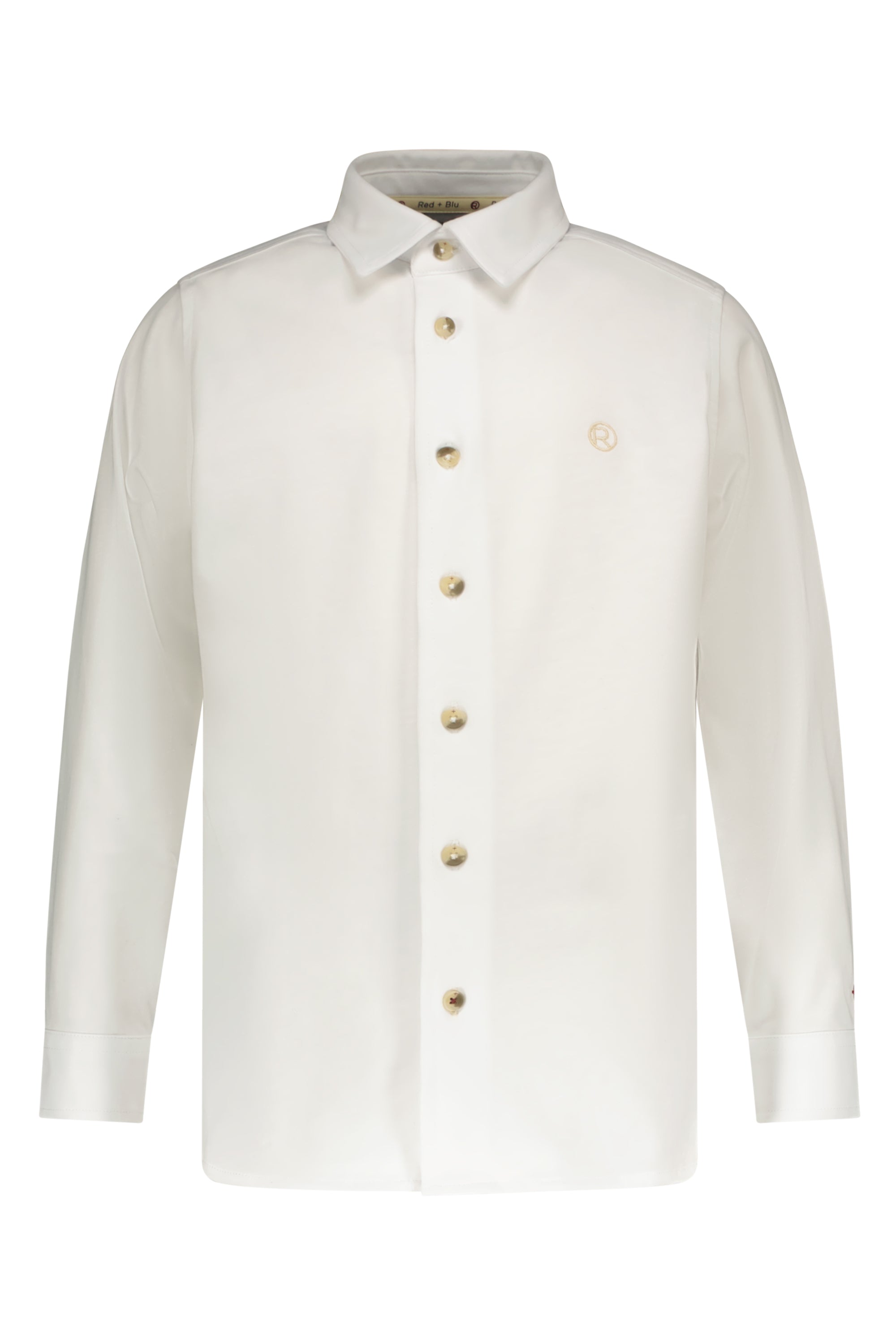 Owen Wit Hemd Comfort Chic Jersey