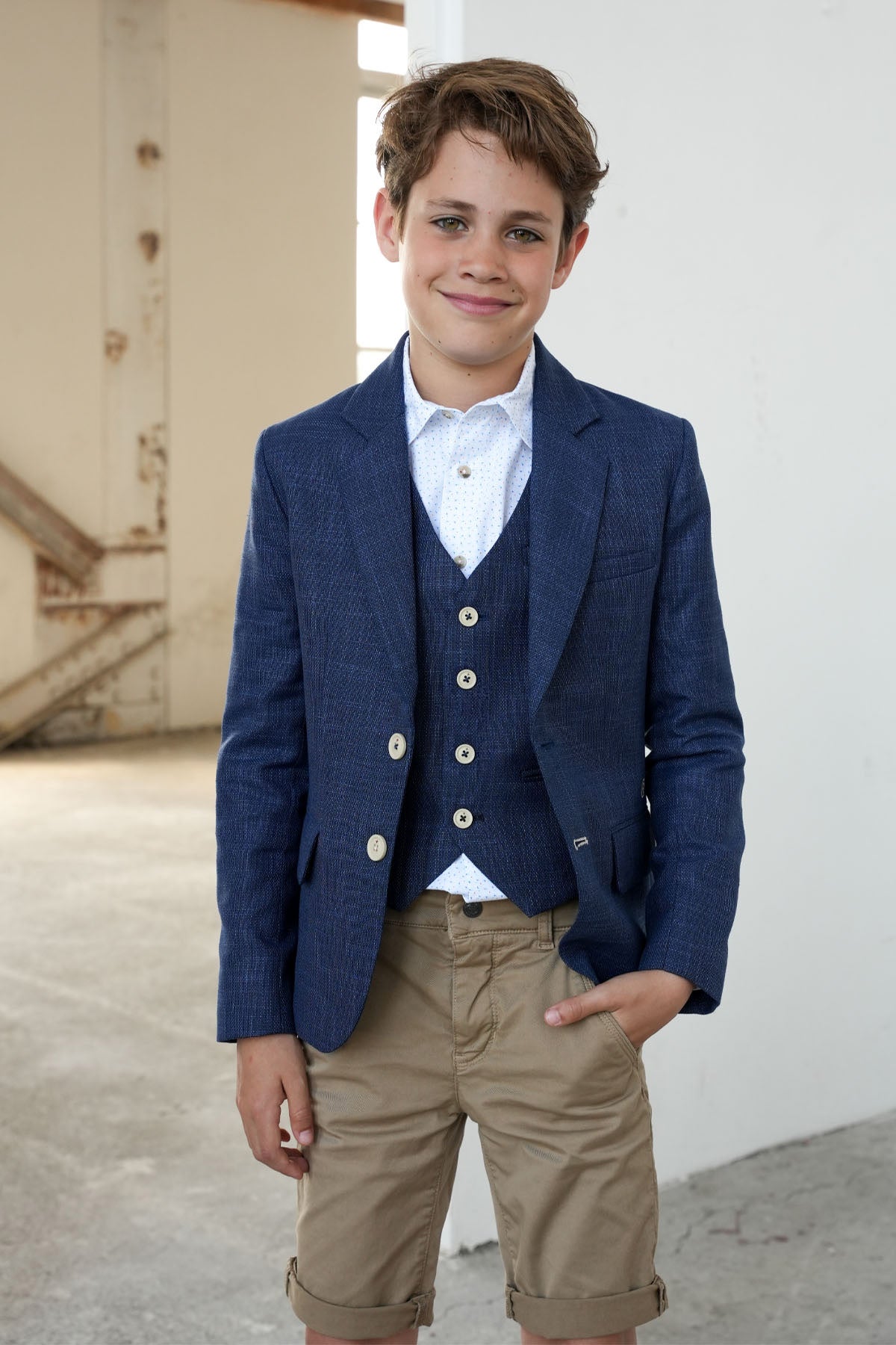 Barth Blazer Stone Blue