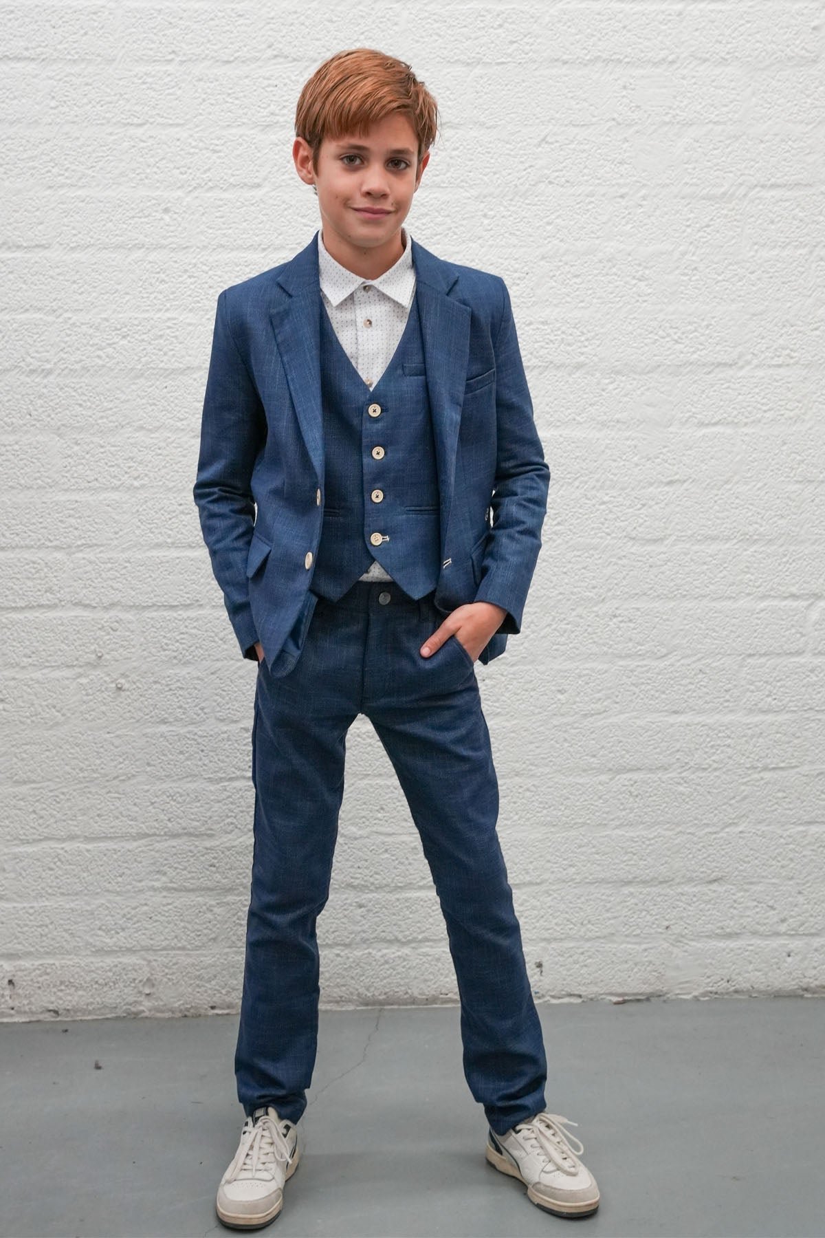 Edward Gilet Stone Blue