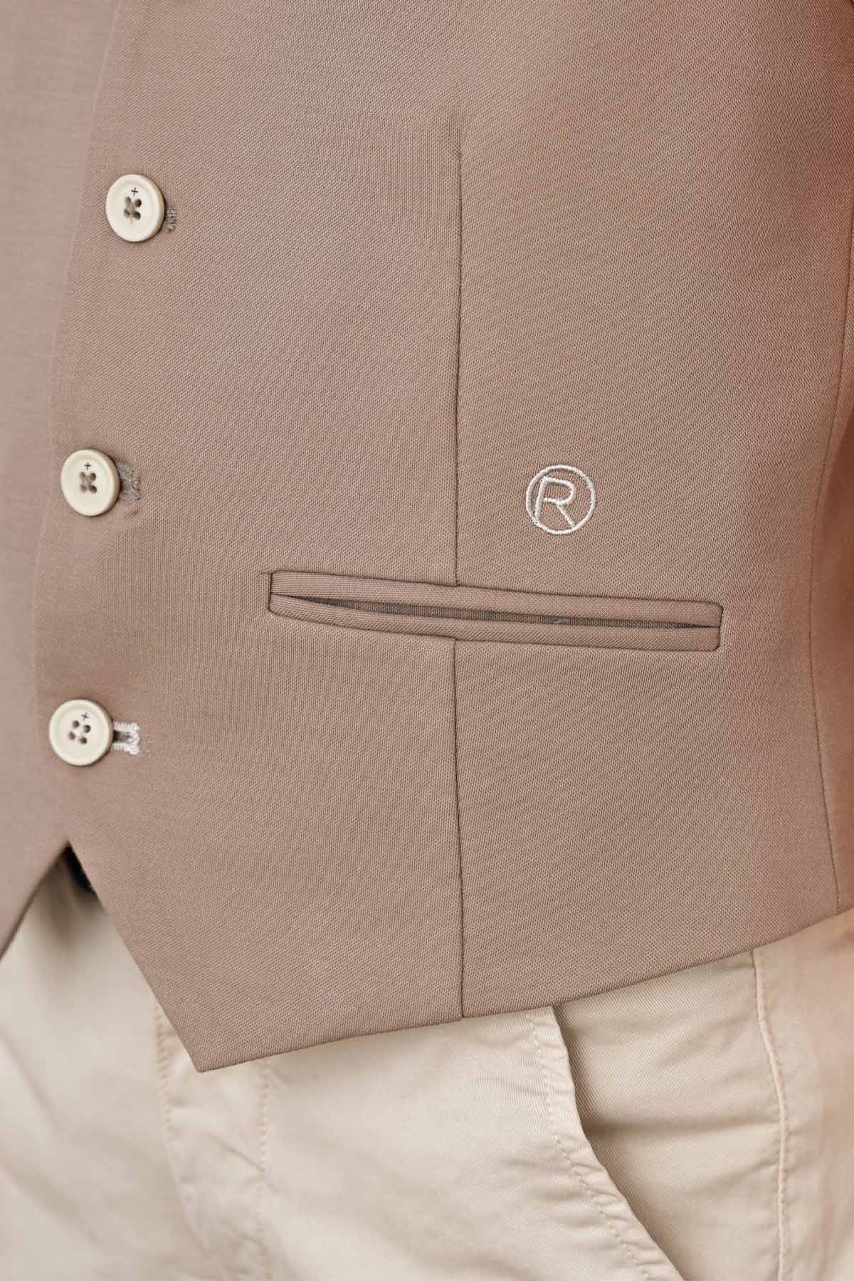 Red&Blu Gabriel Gilet comfort beige Jersey