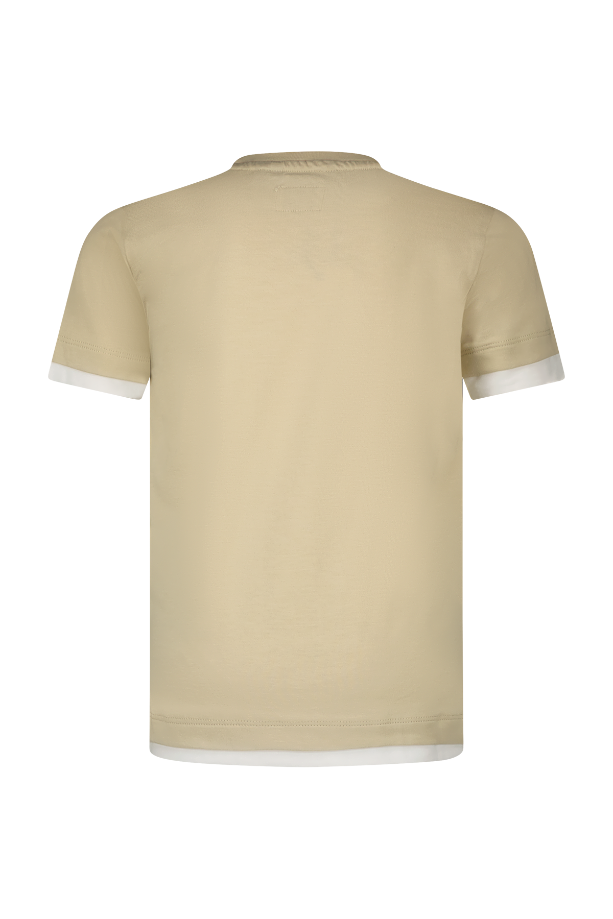 Pablo Beige T-Shirt Met Palmtree Print