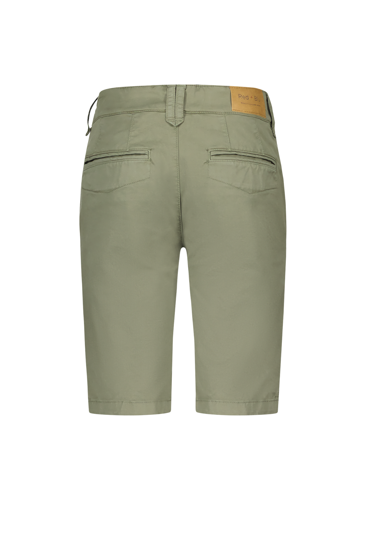 Red&Blu Tim twill bermuda groen