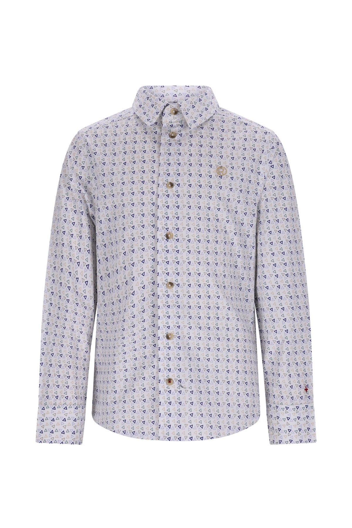 Oliver Hemd Met Triangle Print