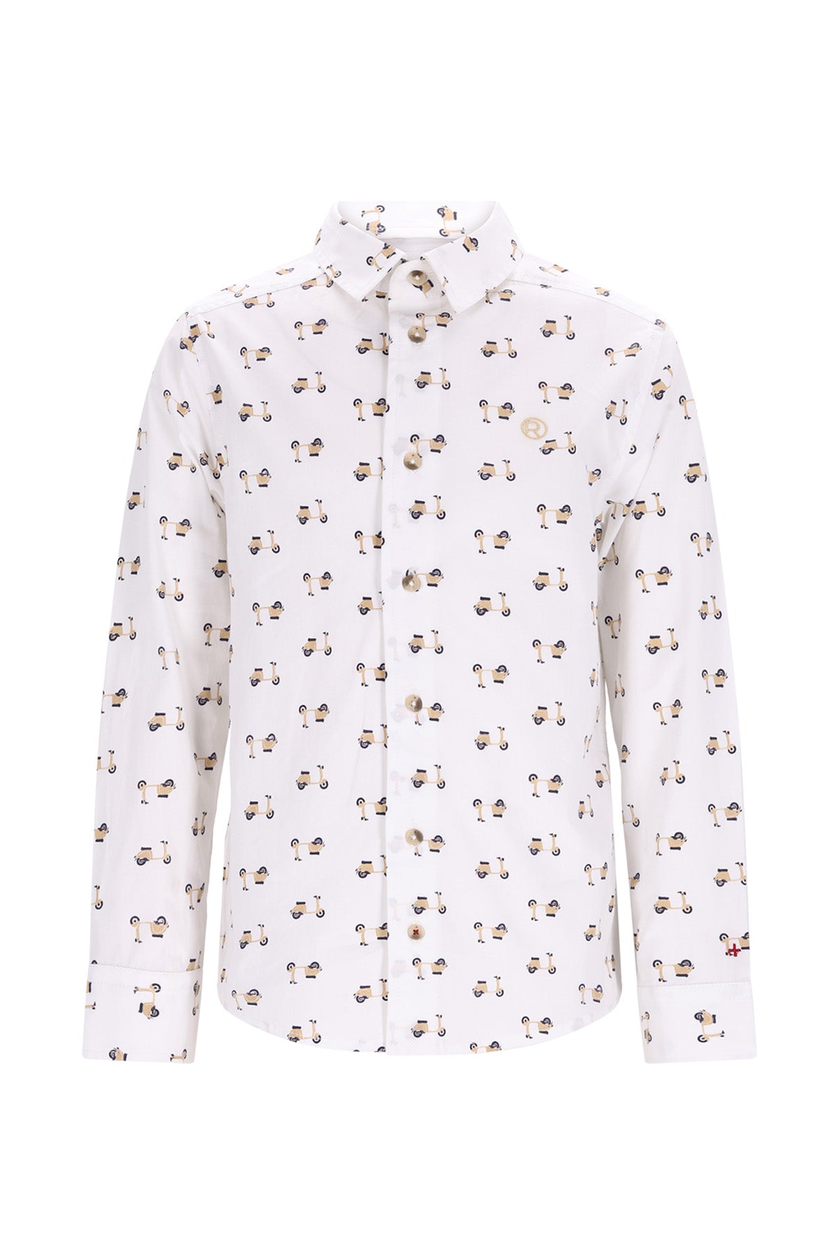 Oliver Hemd Met Scooter Print