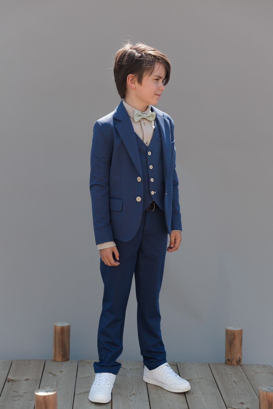 Red&Blu Otto strik grijs groen