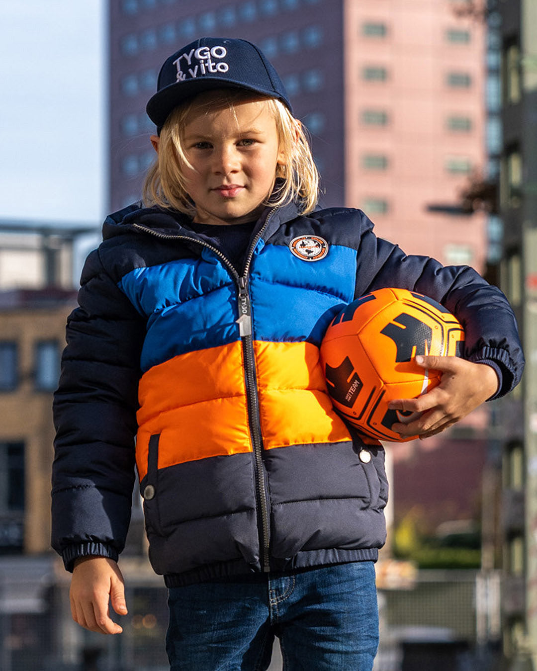 Winterjas Jarno Donker Blauw - TYGO&vito