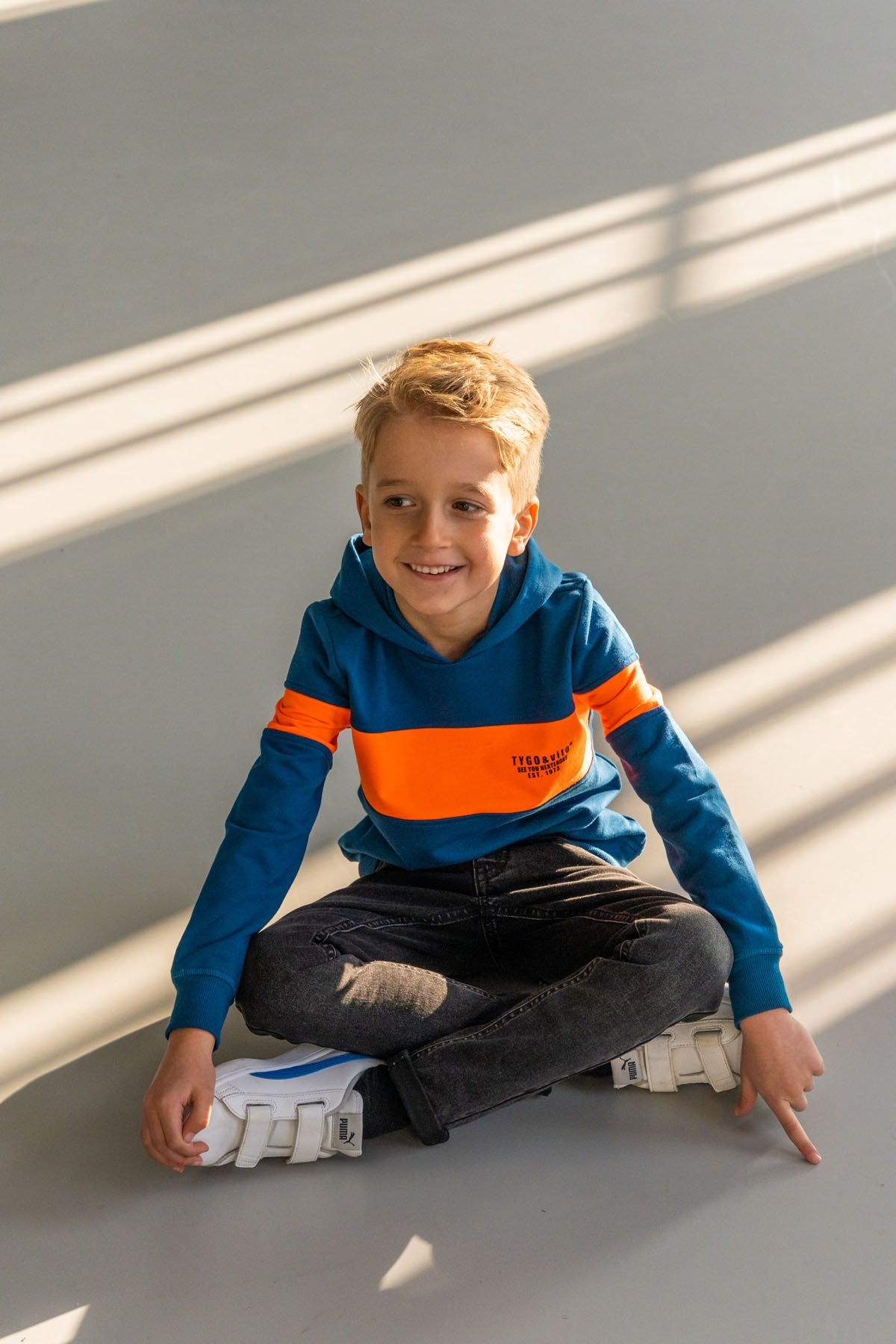 Hoodie Hidde Sporty Blue - TYGO&vito