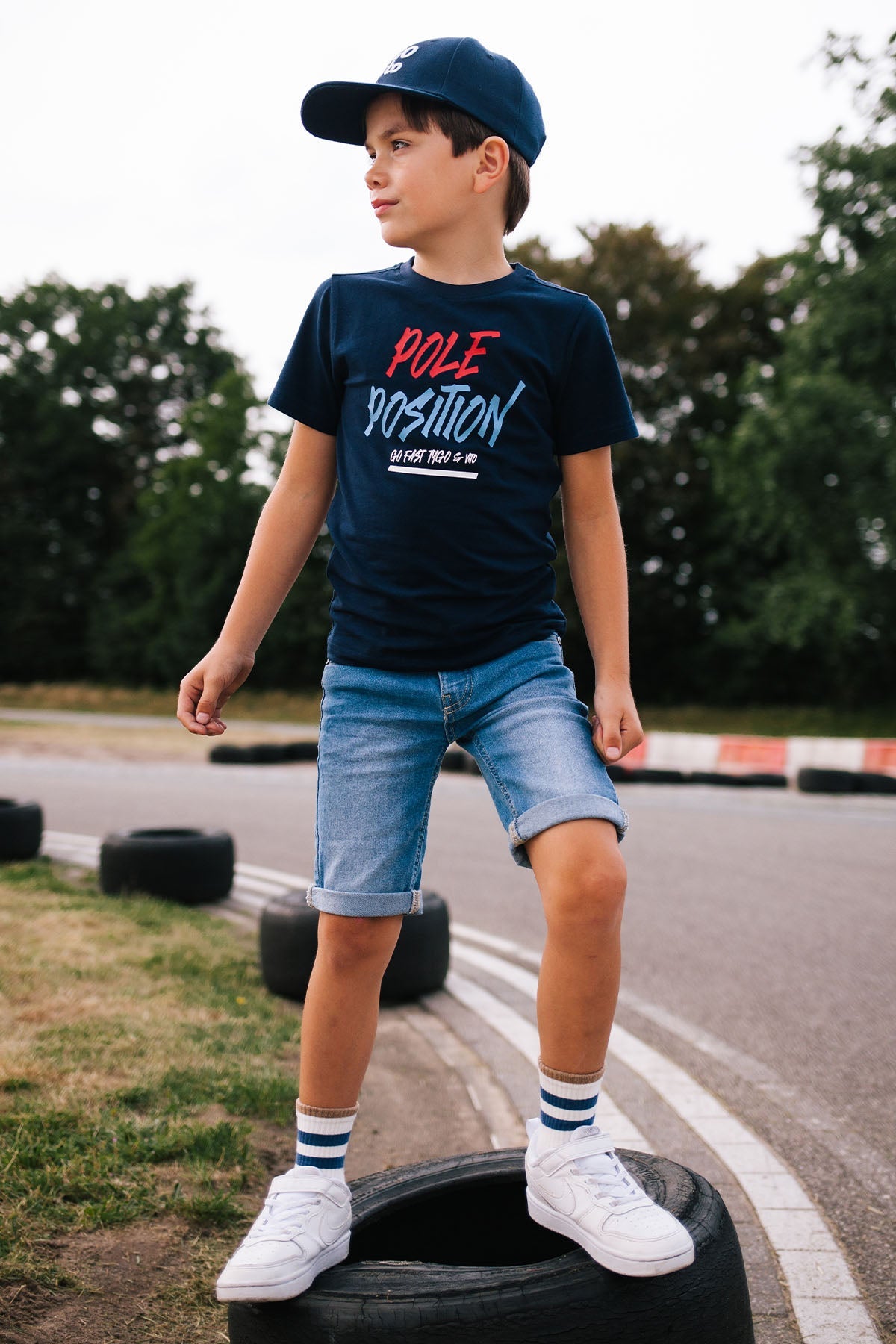 T-Shirt Jaimy Blauw - TYGO&vito