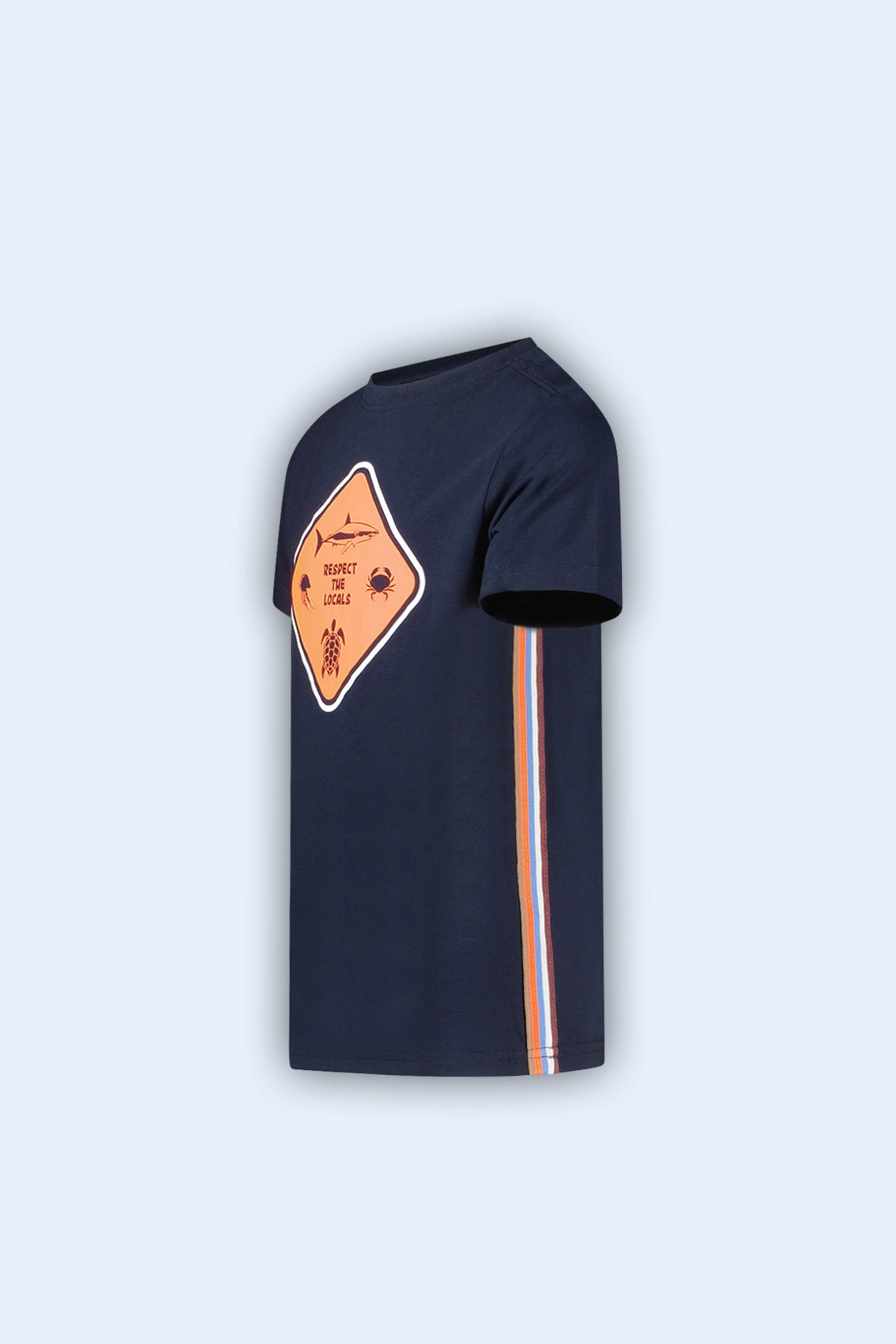 T-Shirt Wessel Donker Blauw - TYGO&vito