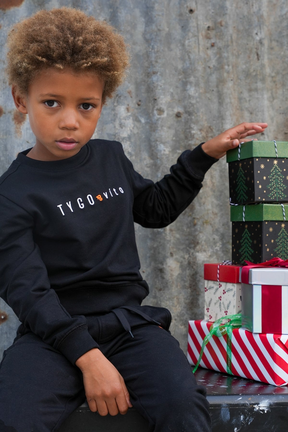 TYGO & vito Sweater Tygo Zwart
