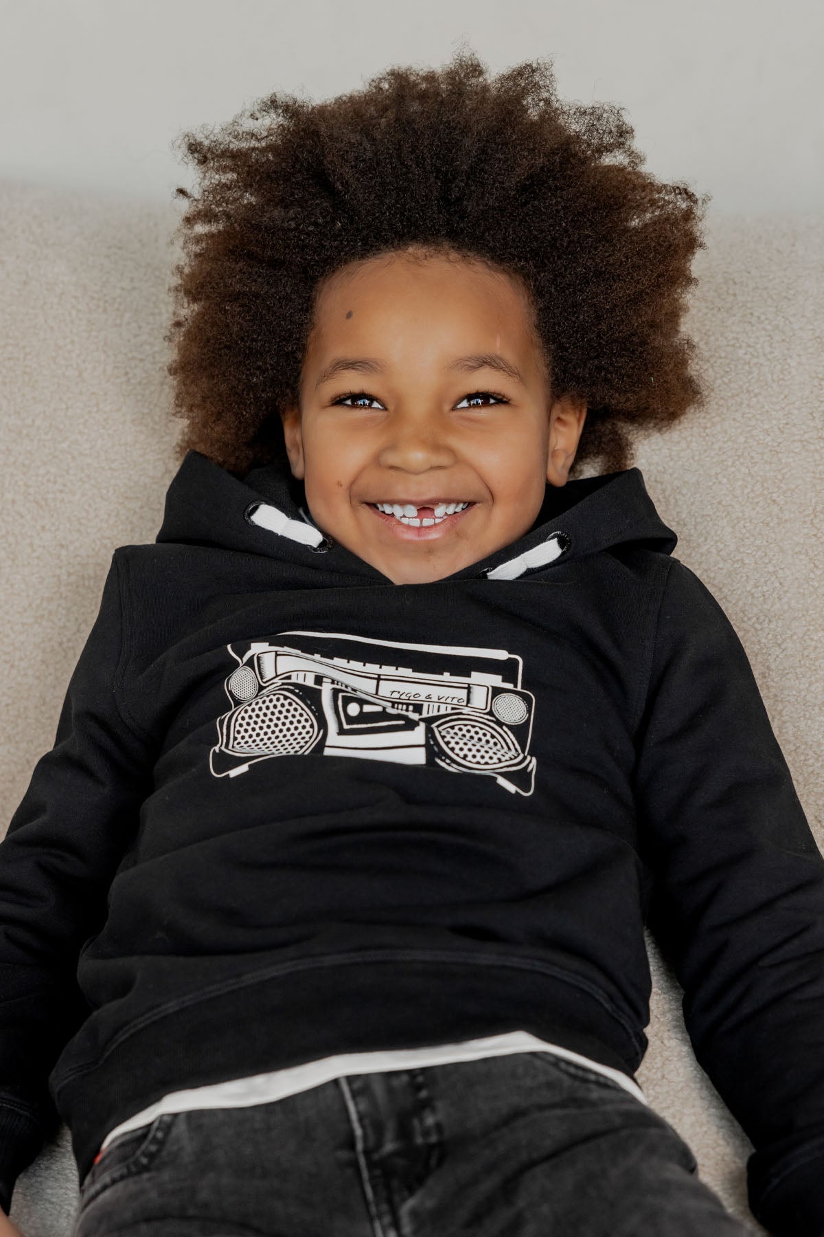 TYGO & vito Hoody Henry Zwart