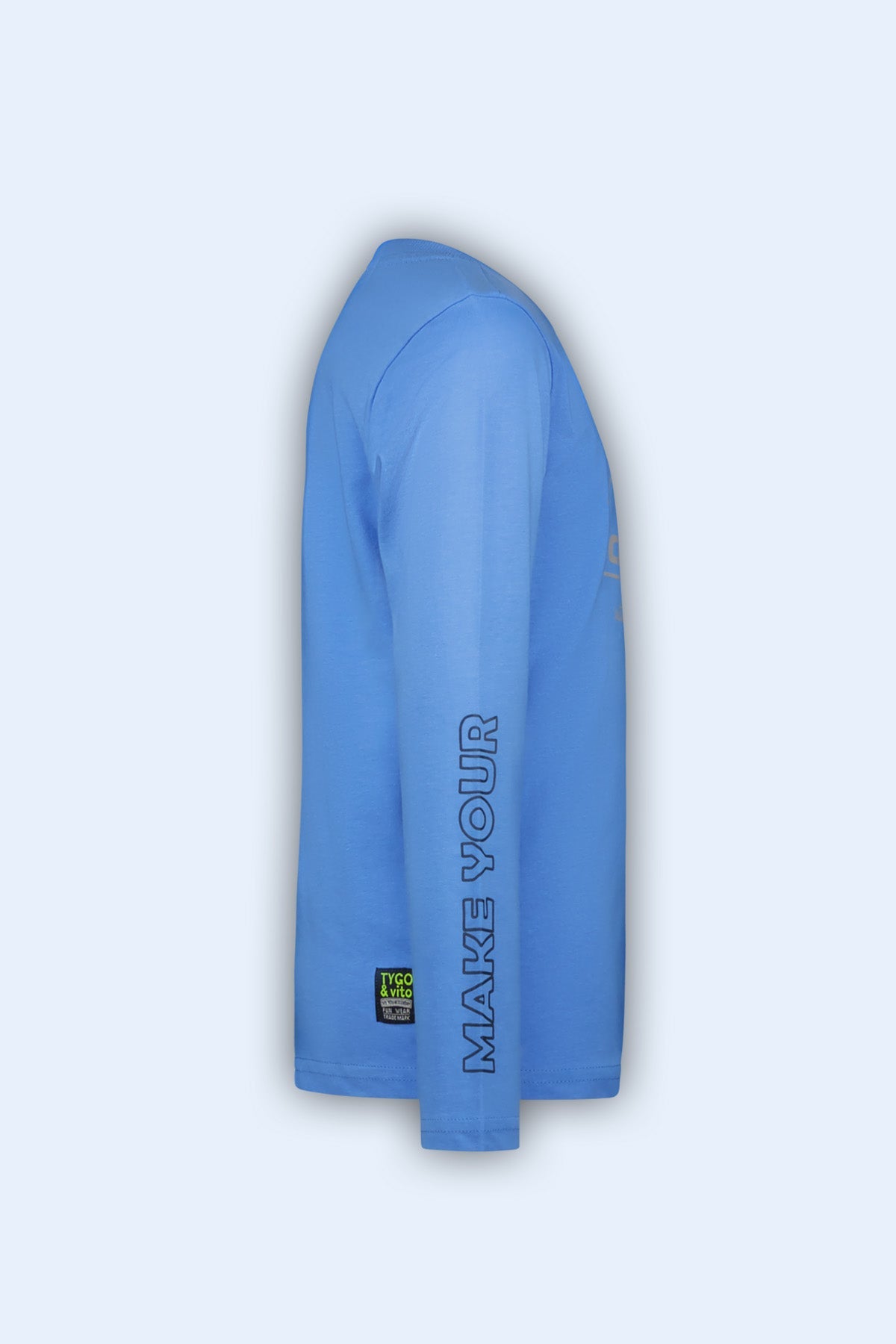 TYGO & vito Longsleeve Mel Fel Blauw
