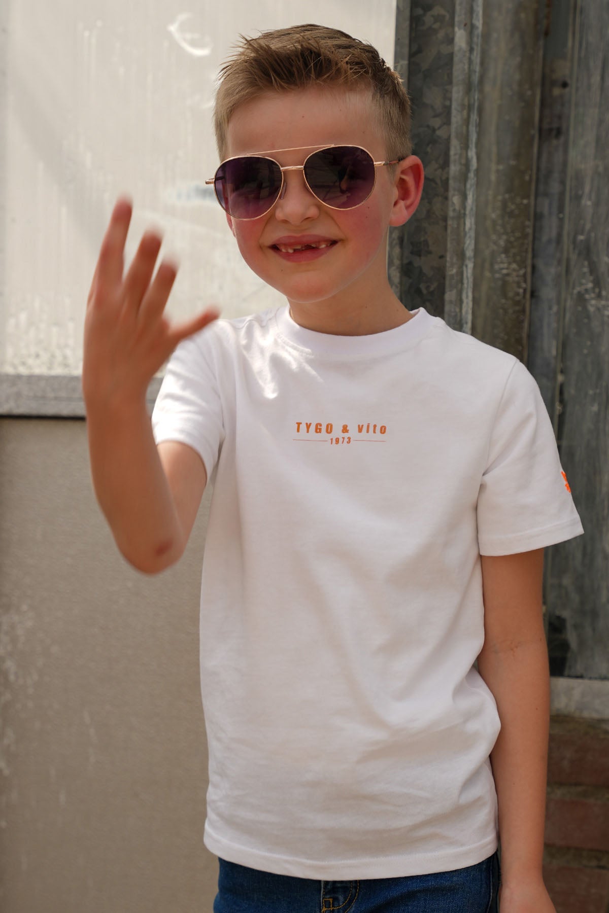 TYGO & vito T-shirt Tein Wit