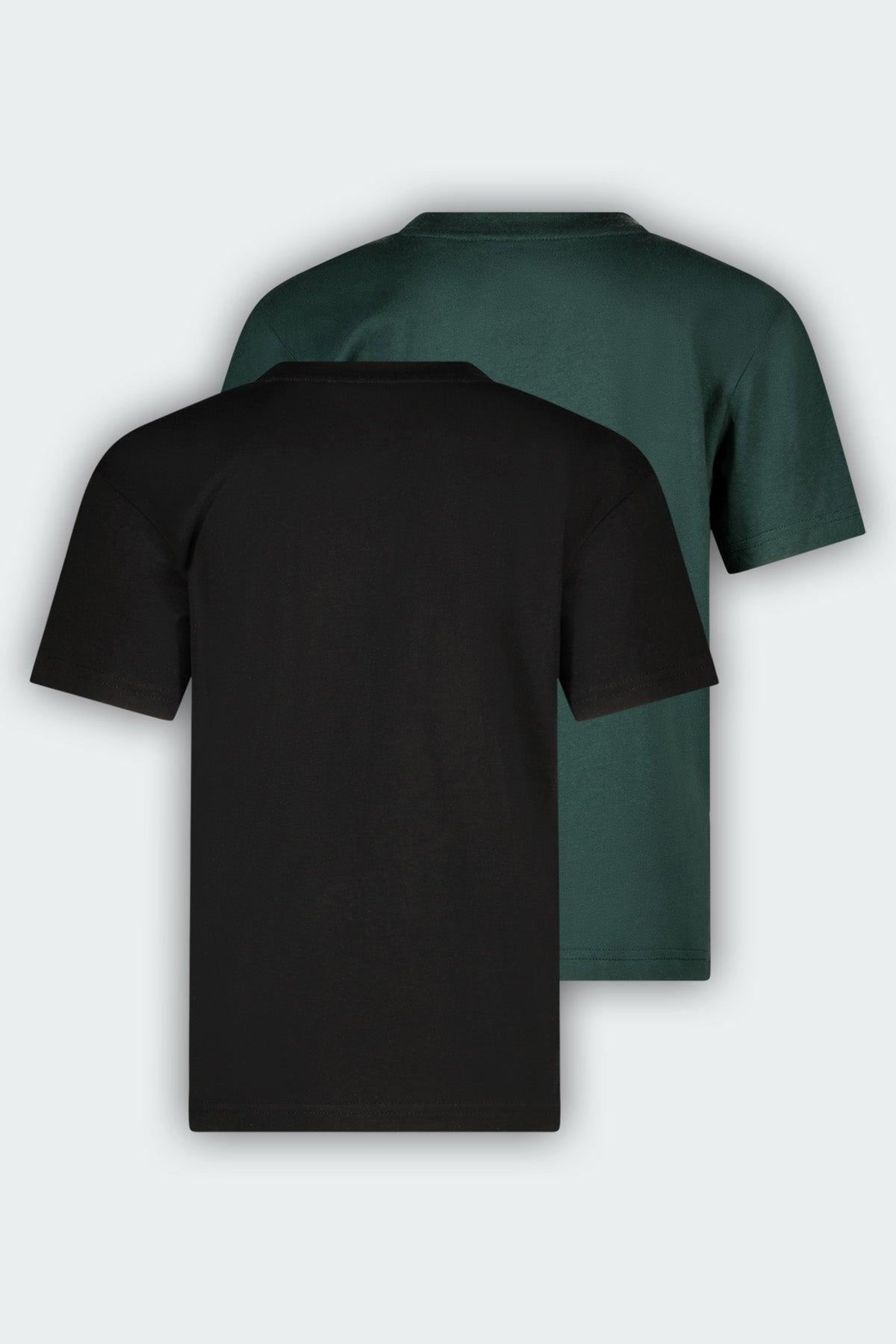 TYGO & vito T-shirt 2-Pack Groen-Zwart