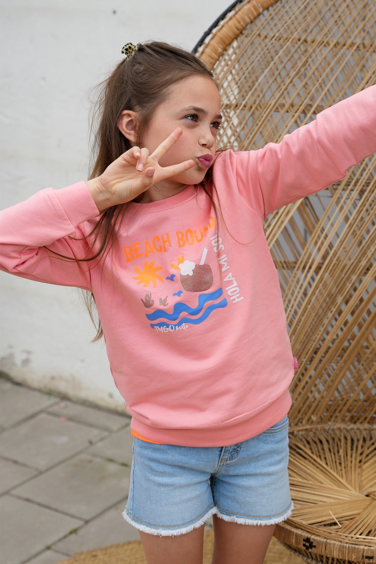 TYGO & vito Sweater Sharon Strawberry Ice