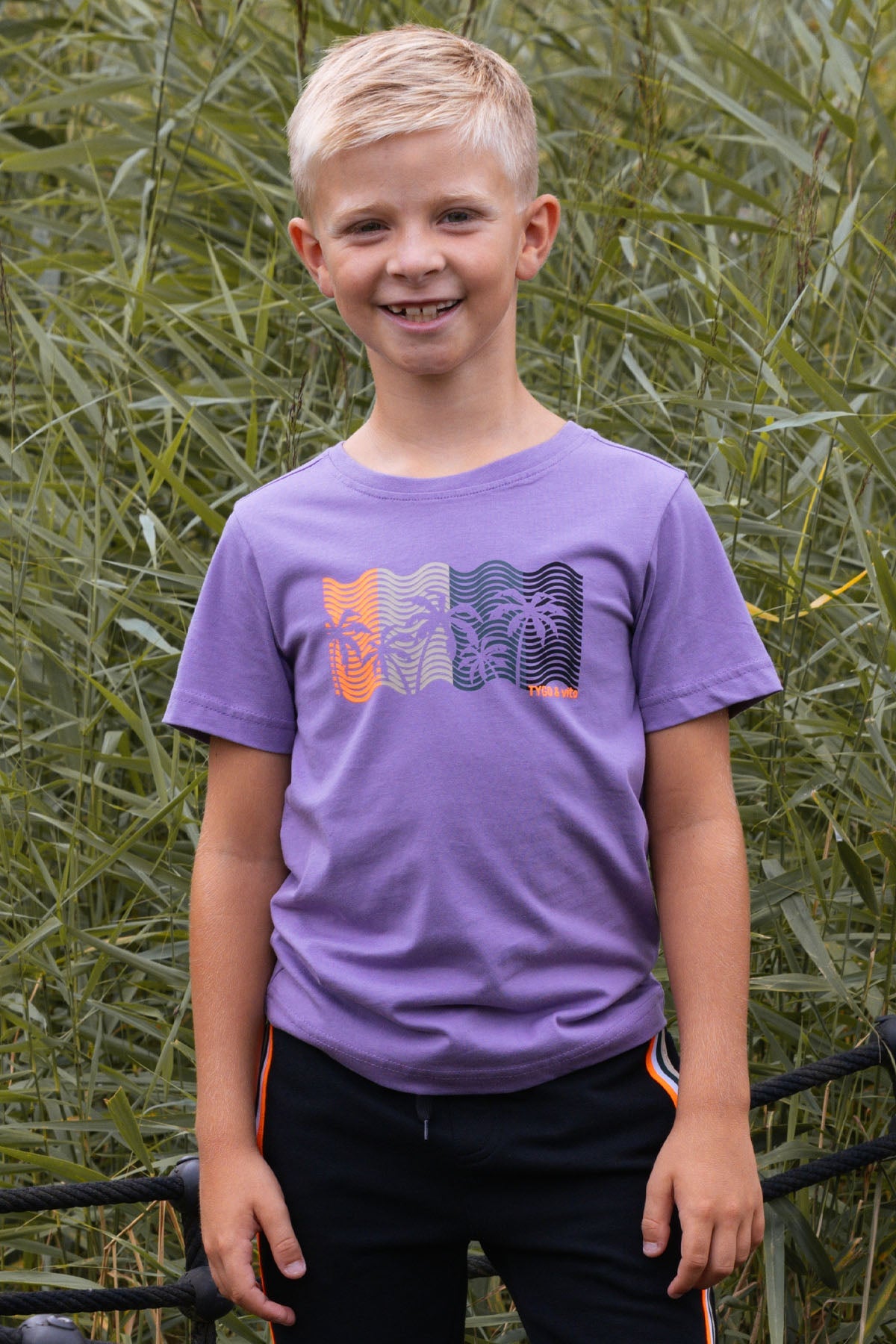 TYGO & vito T-shirt Jaimy Paars