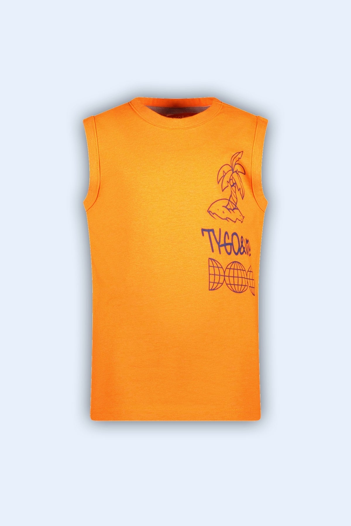 TYGO & vito Singlet Niek Neon Oranje*
