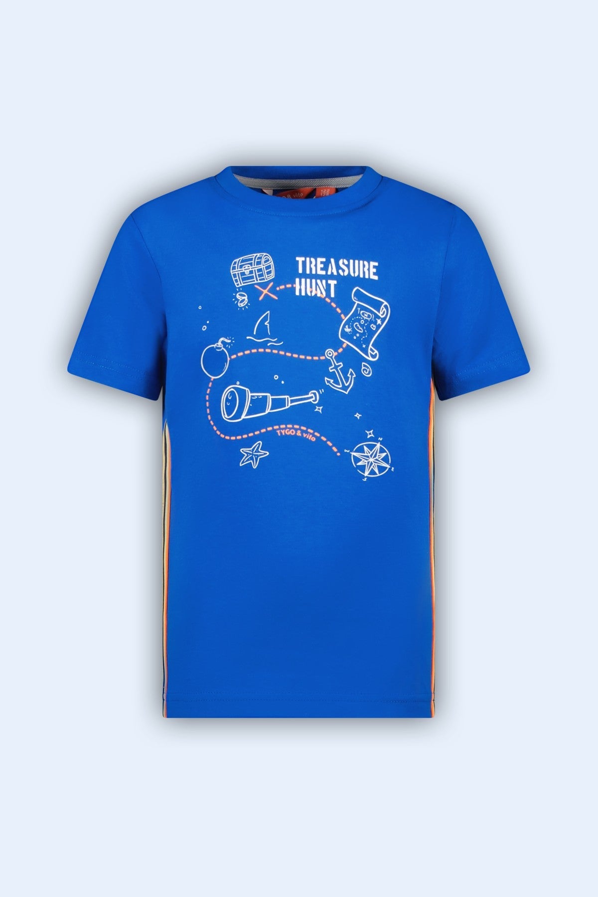 TYGO & vito T-shirt Wessel Blauw