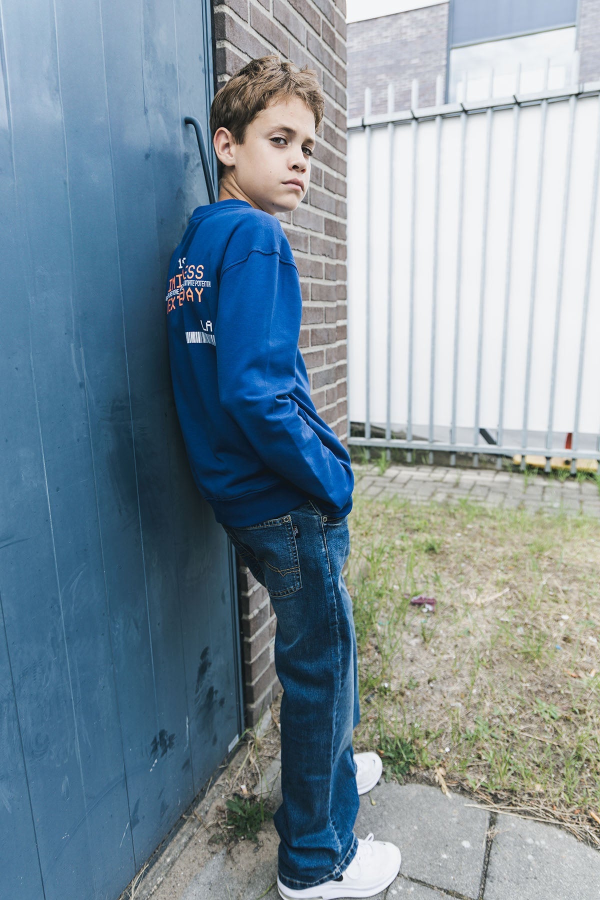 Sweater Nate Blauw