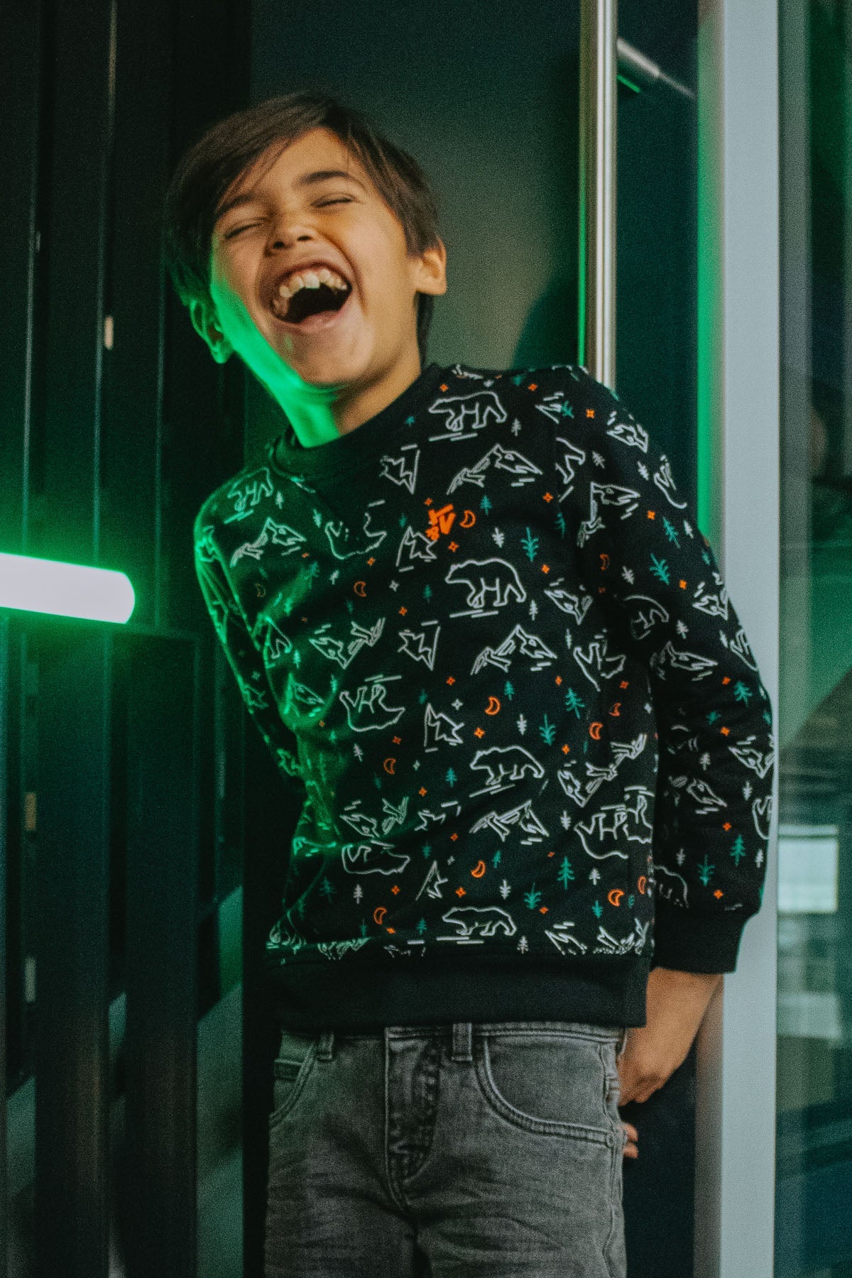 Sweater Senna Zwart* Boys