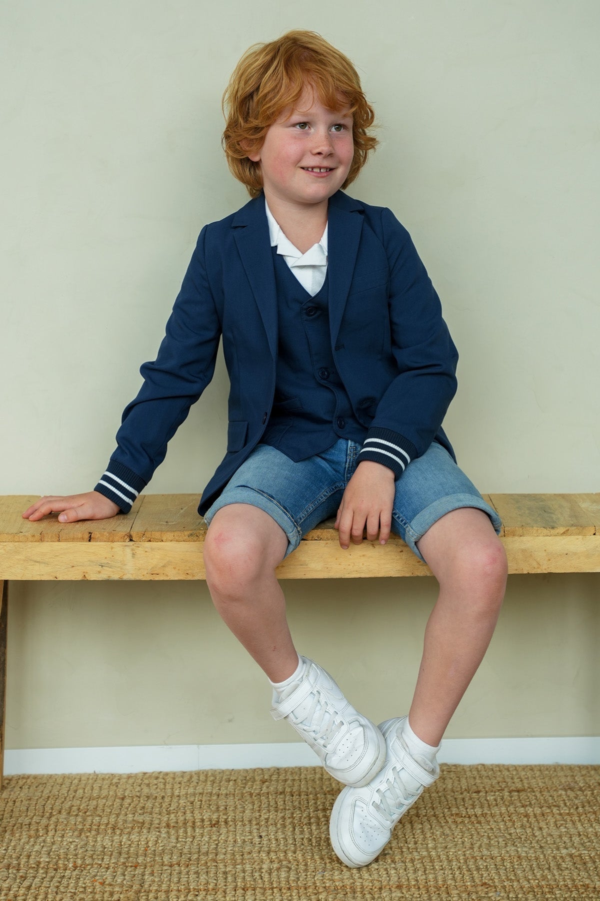 TYGO&vito Blazer Glen Navy