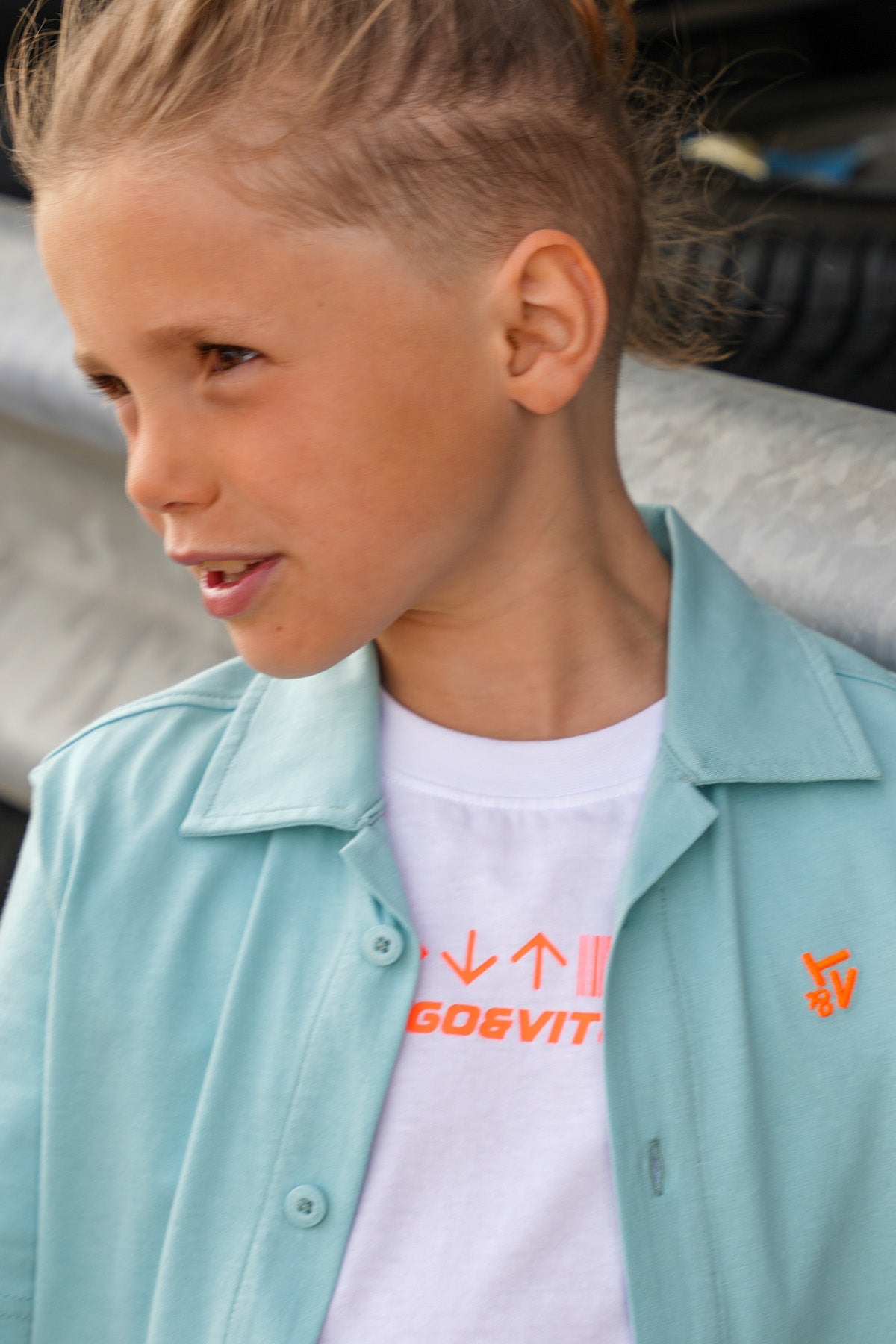 TYGO&vito Shirt Coop Aqua