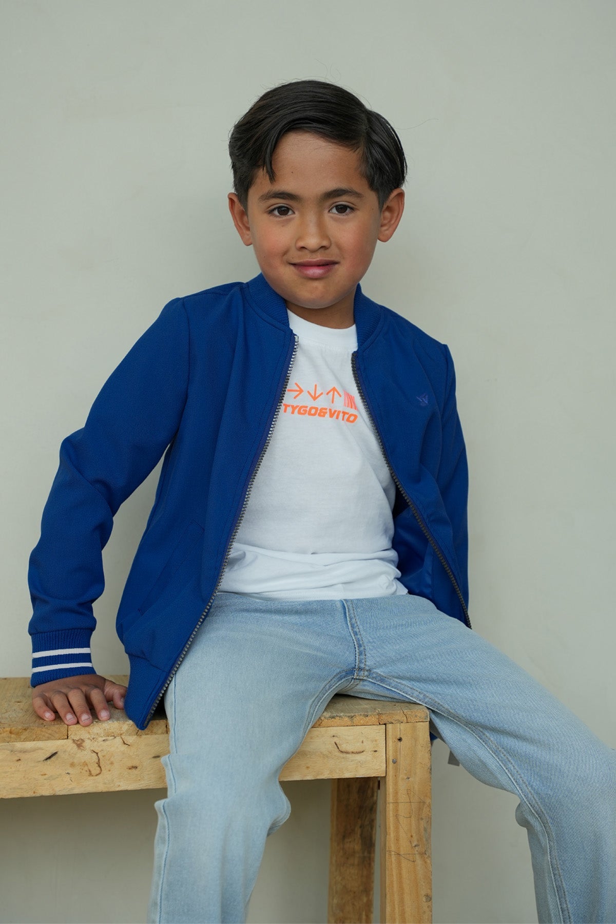 TYGO&vito Tygo Bomber Greg Blauw