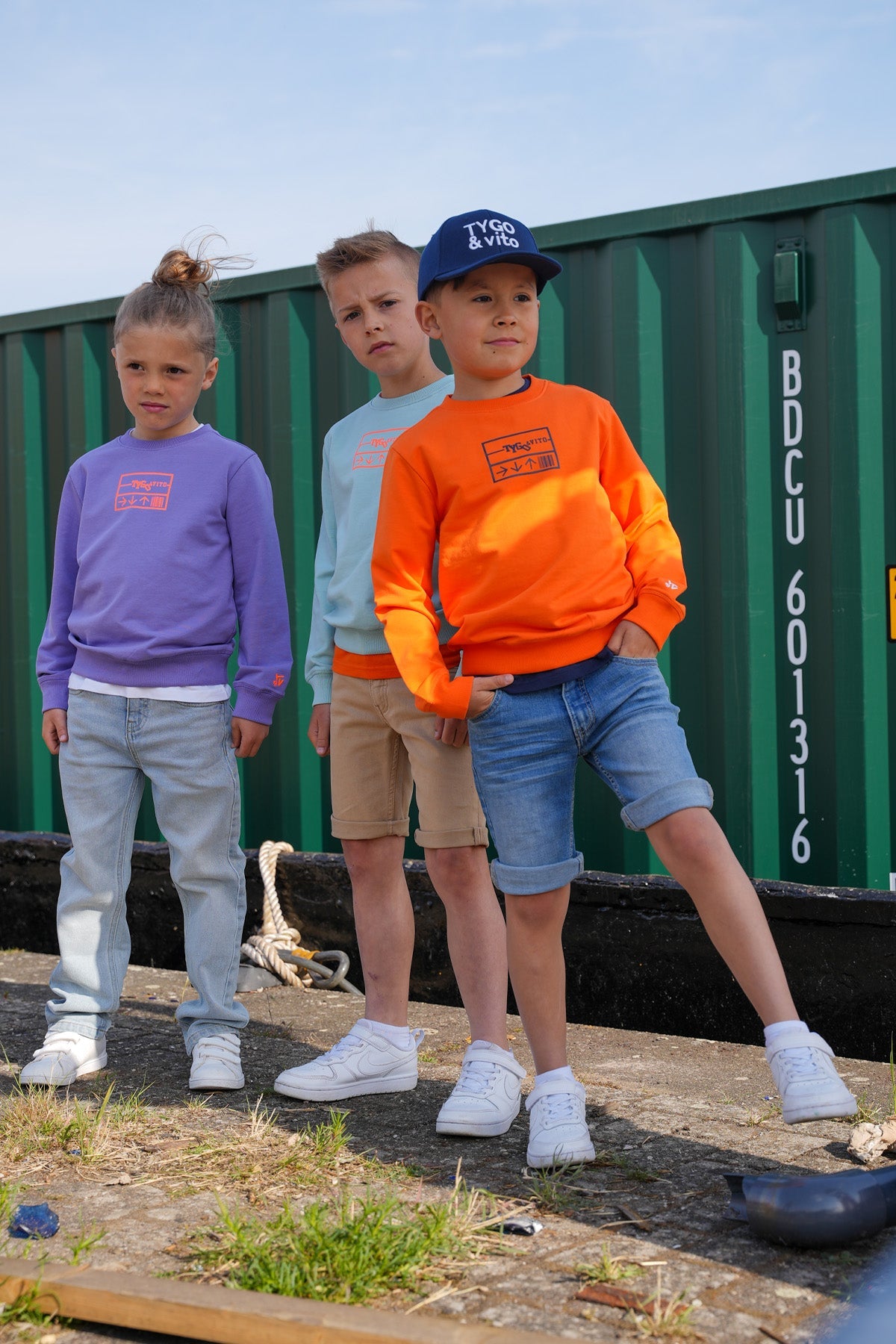 TYGO&vito Sweater Coen Oranje