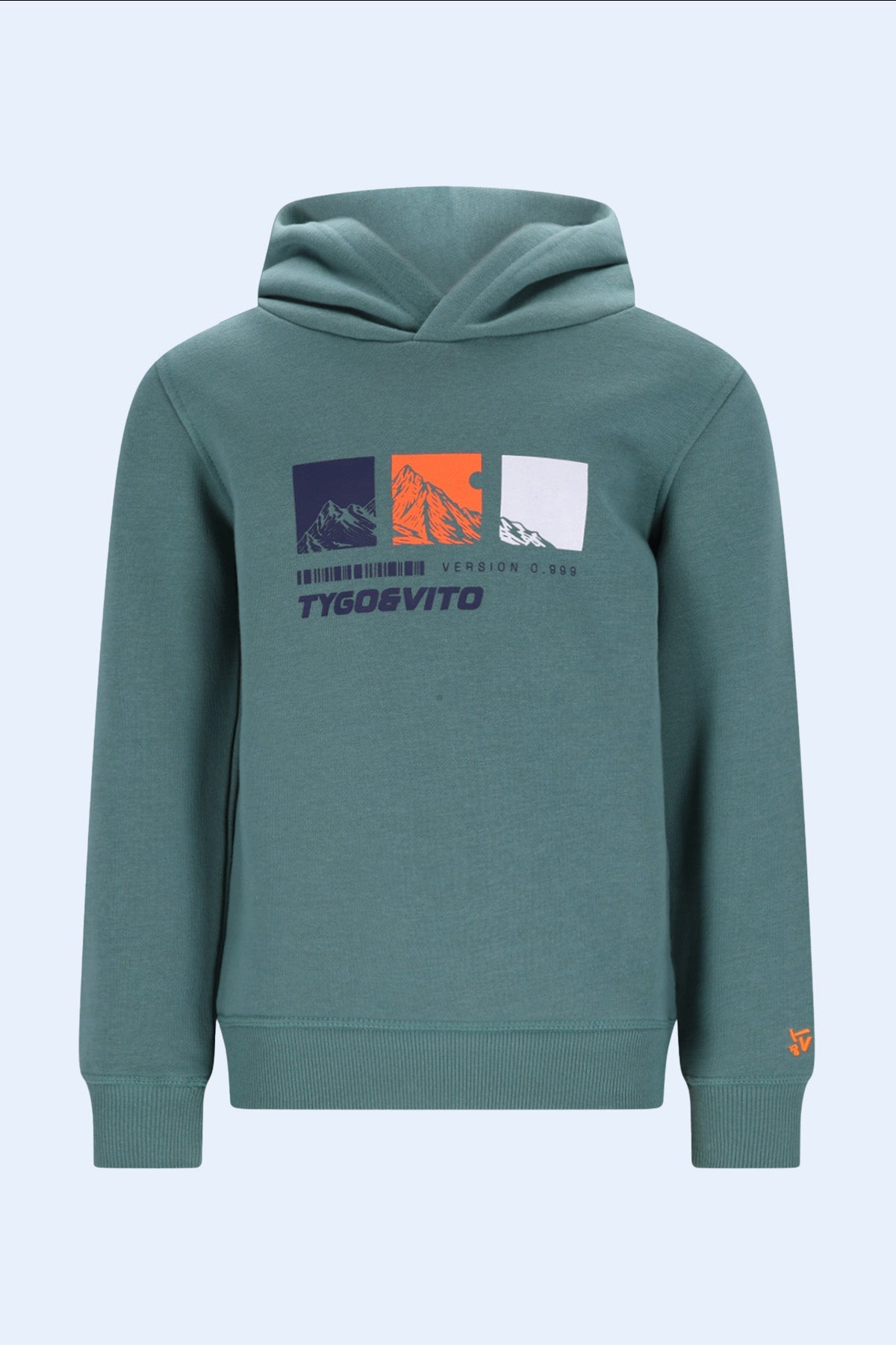TYGO&vito Hoody Hesse Groenblauw