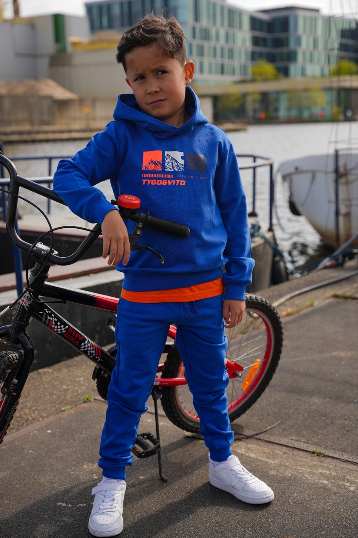 TYGO&vito Tygo Jogpant Boas Blauw