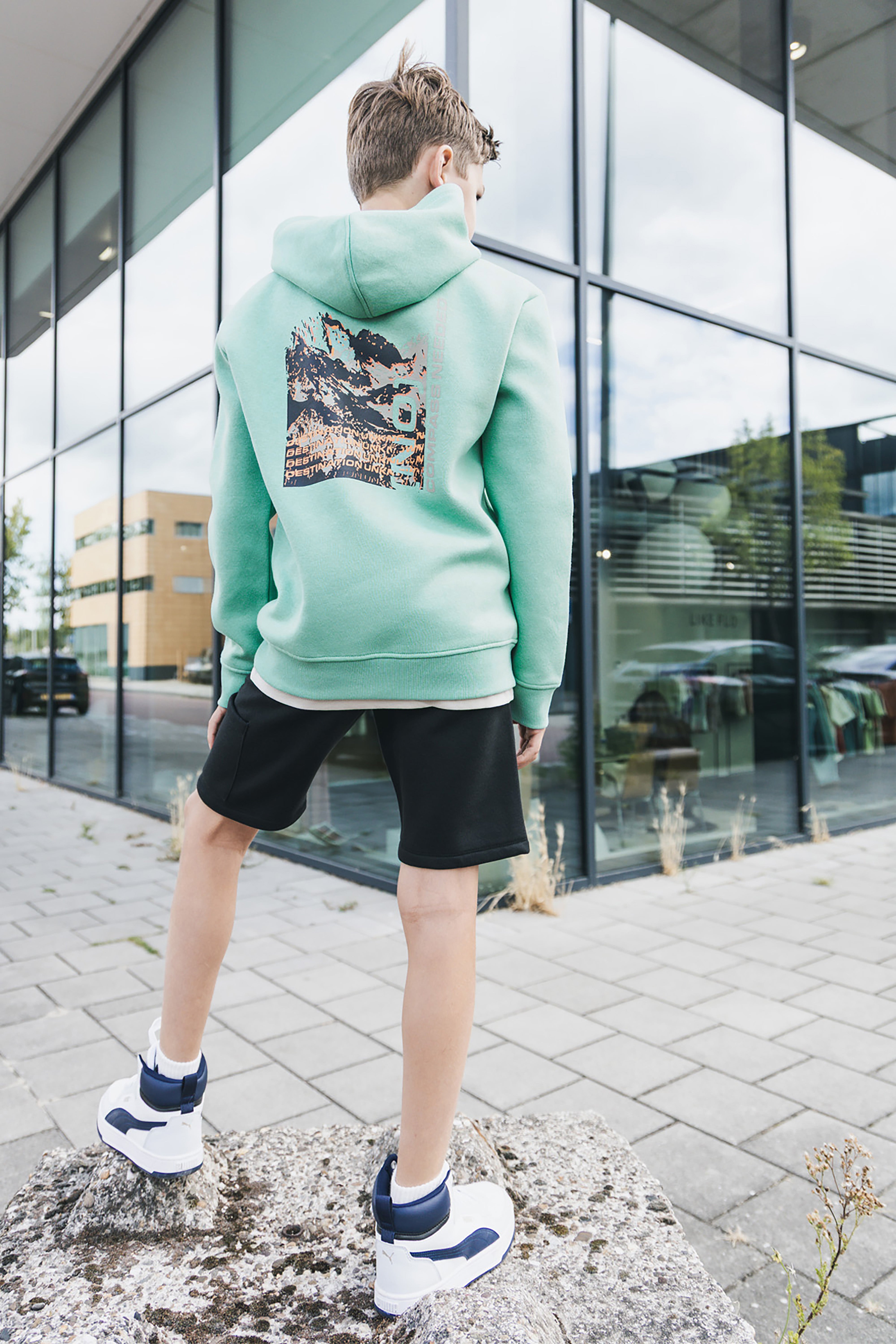 TYGO&vito Hoodie Nigel Blauwgroen