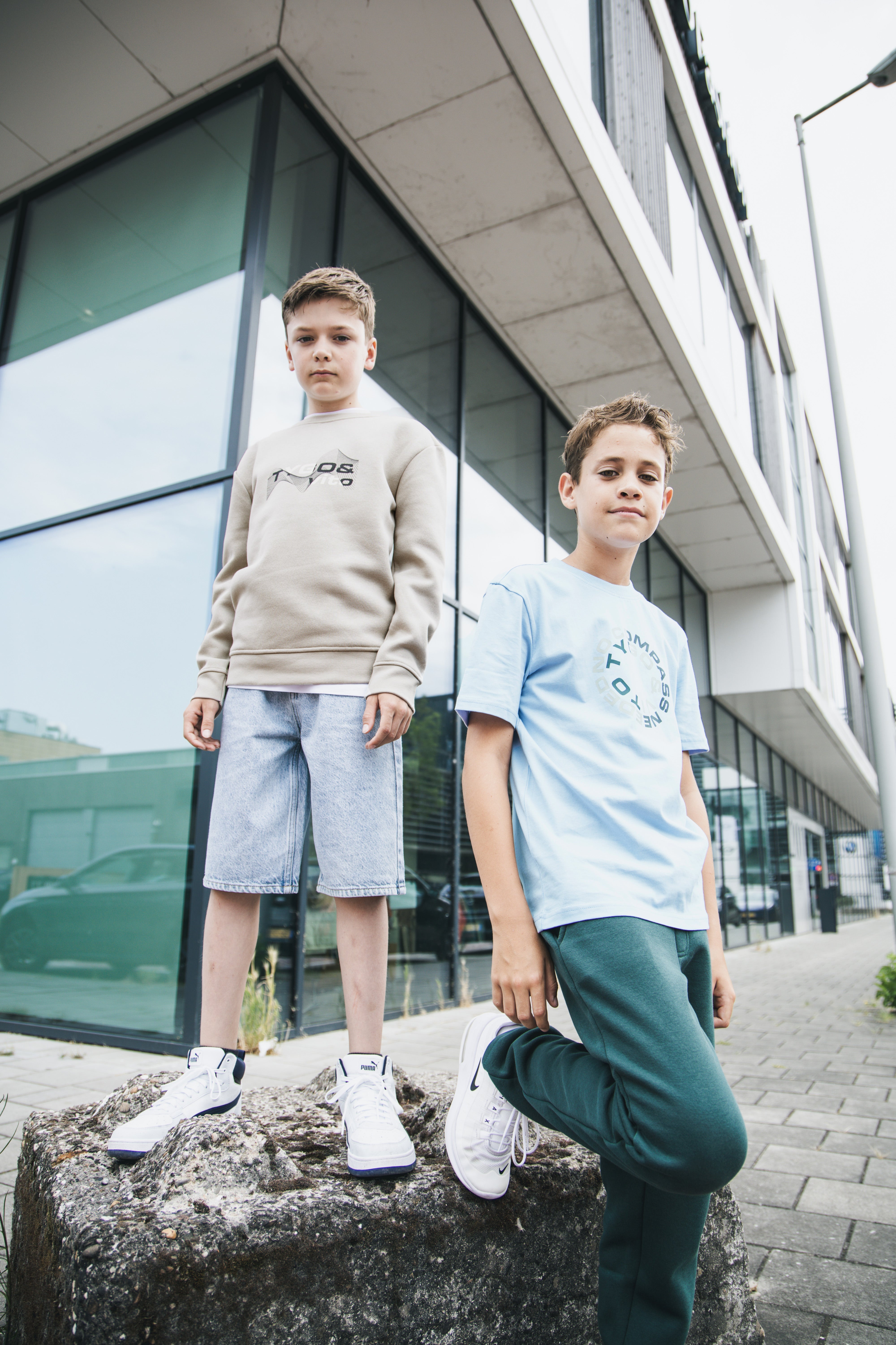TYGO&vito T-shirt Dex Blauw