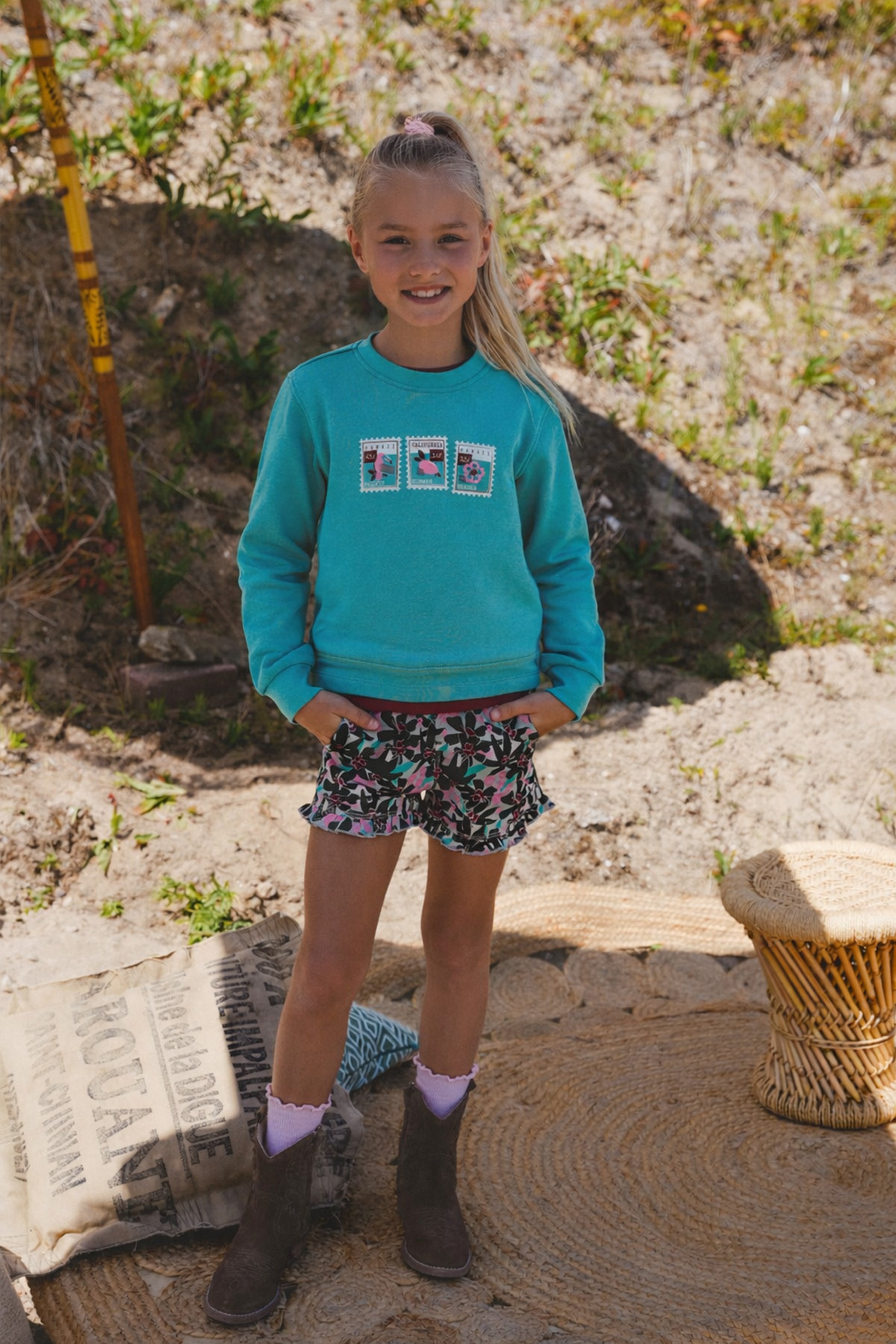 TYGO&vito Sweater Summer Blauwgroen