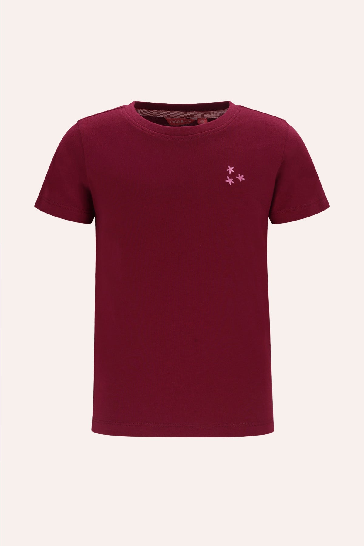 TYGO&vito T-shirt Tess Donker Rood