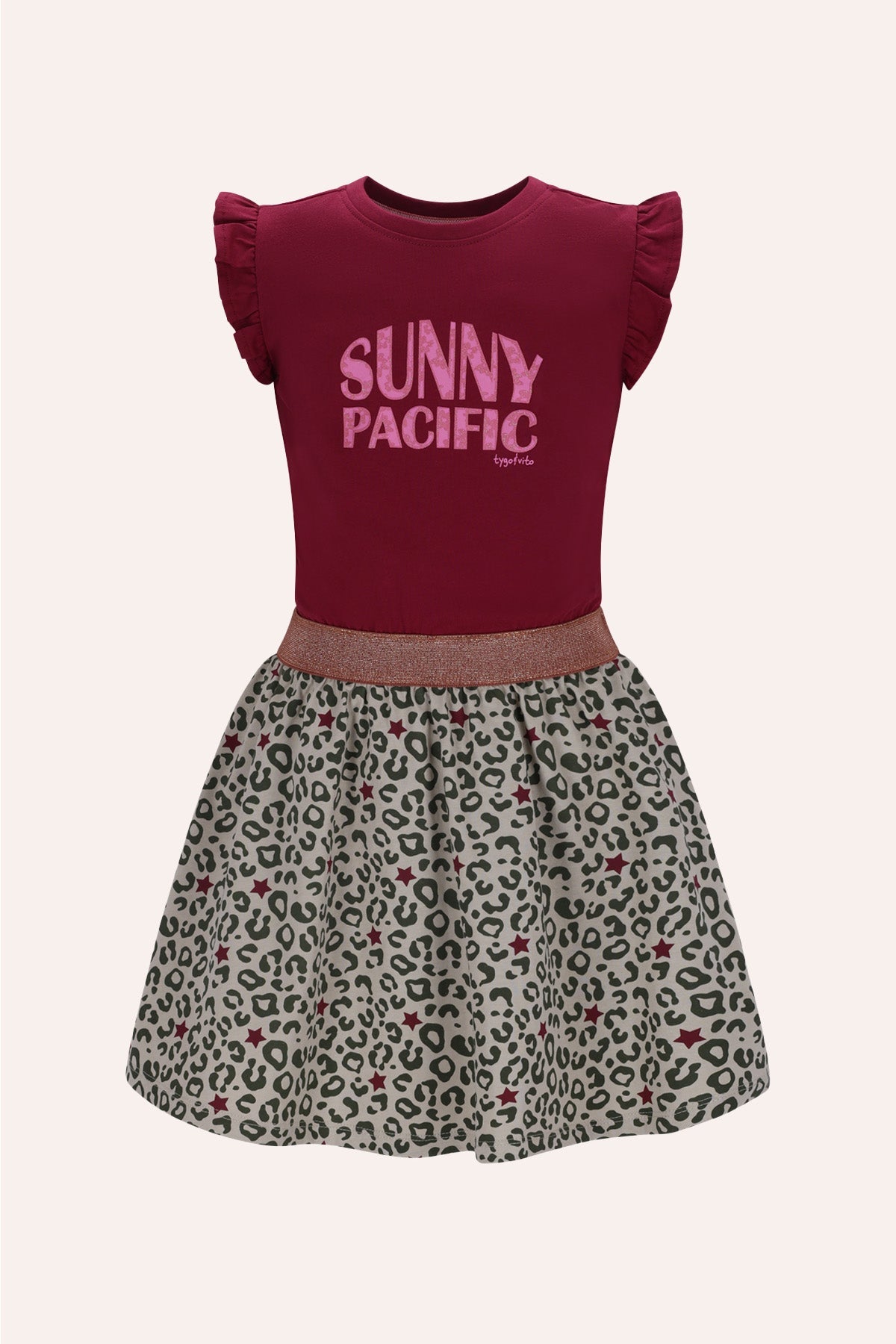 TYGO&vito Dress Jess Donker Rood