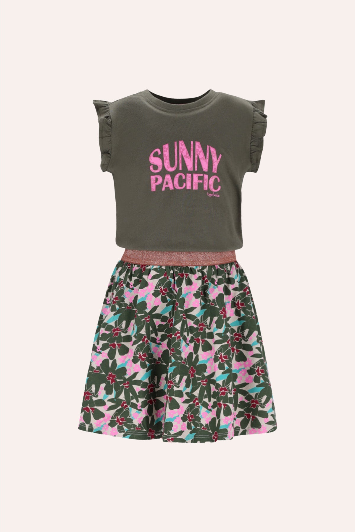 TYGO&vito Dress Jess Olijfgroen